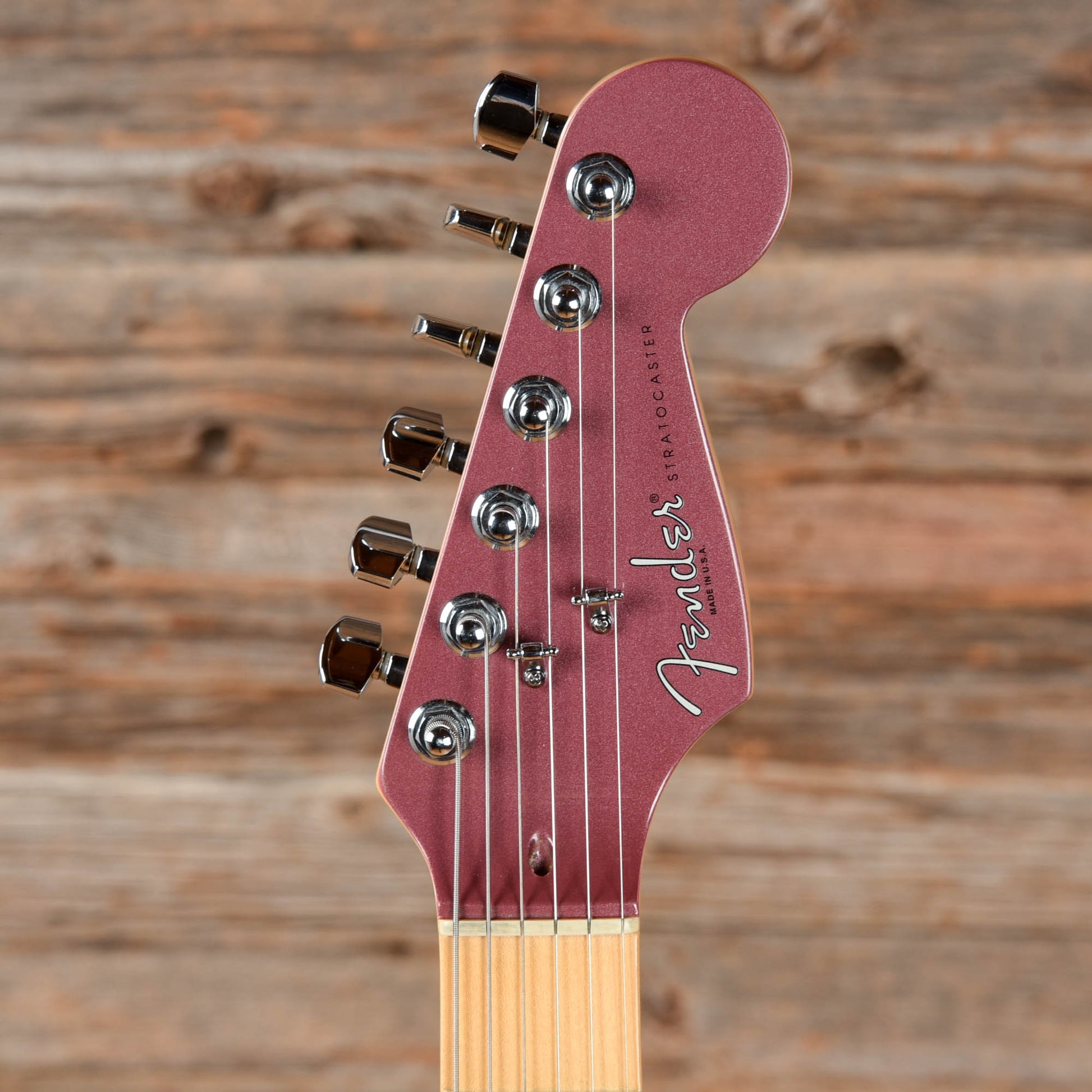 Fender American Standard Stratocaster w/Matching Headstock Burgundy Mist 1995 Electric Guitars / Solid Body