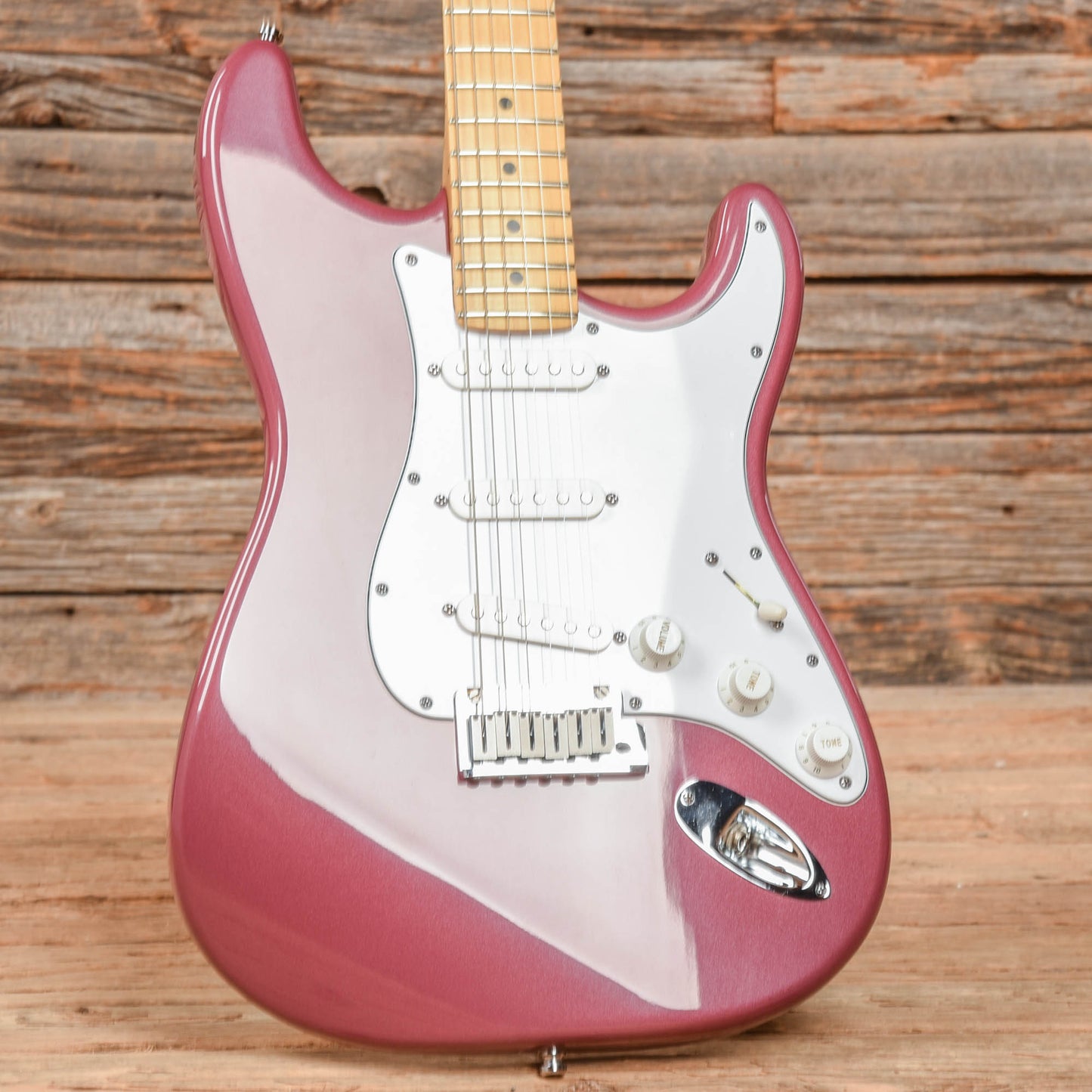 Fender American Standard Stratocaster w/Matching Headstock Burgundy Mist 1995 Electric Guitars / Solid Body
