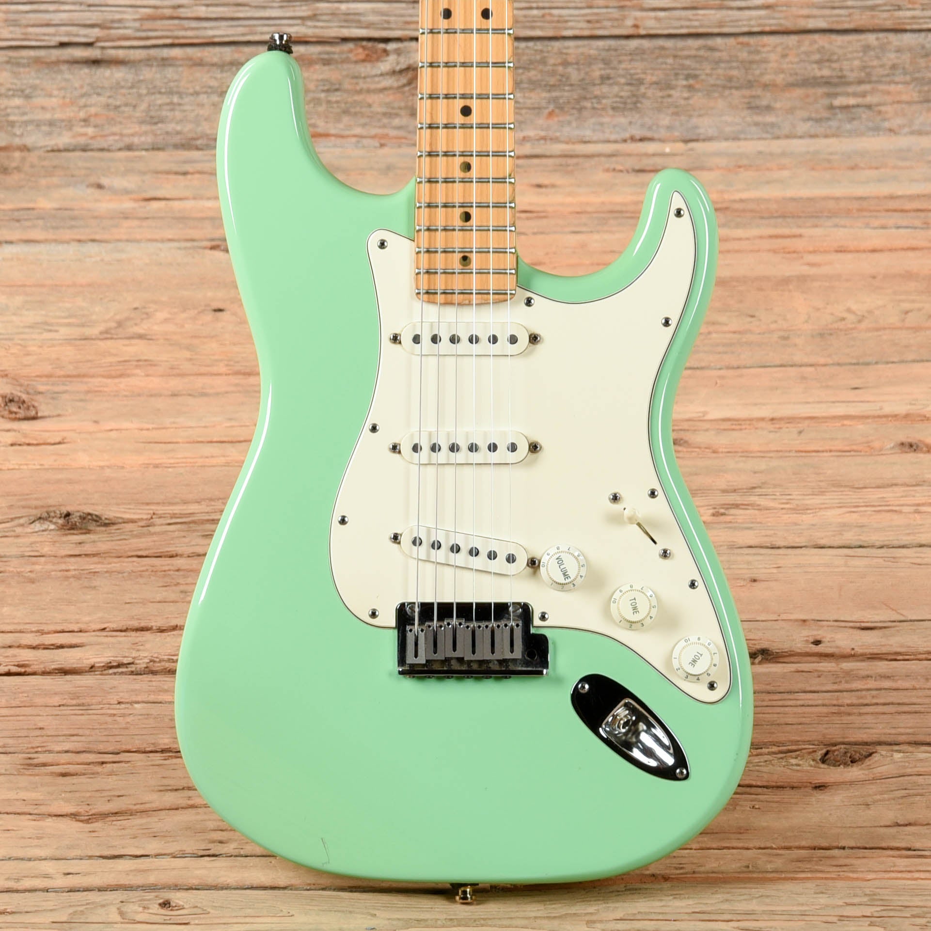Fender American Standard Stratocaster w/ Matching Headstock Surf Green 1995 Electric Guitars / Solid Body