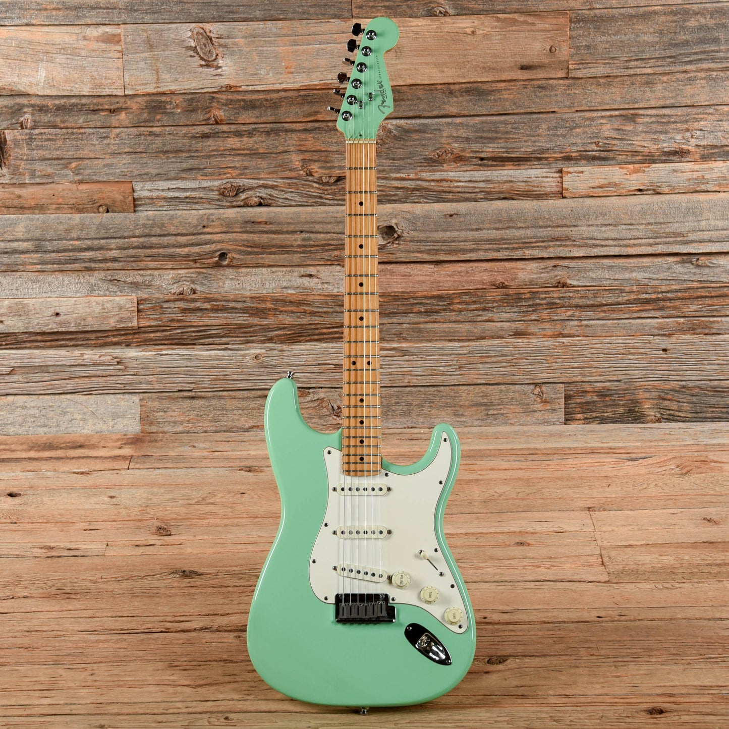 Fender American Standard Stratocaster w/ Matching Headstock Surf Green 1995 Electric Guitars / Solid Body