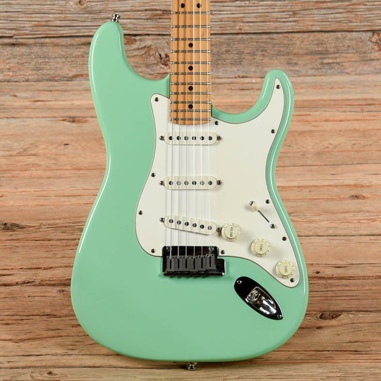 Fender American Standard Stratocaster w/ Matching Headstock Surf Green 1995 Electric Guitars / Solid Body