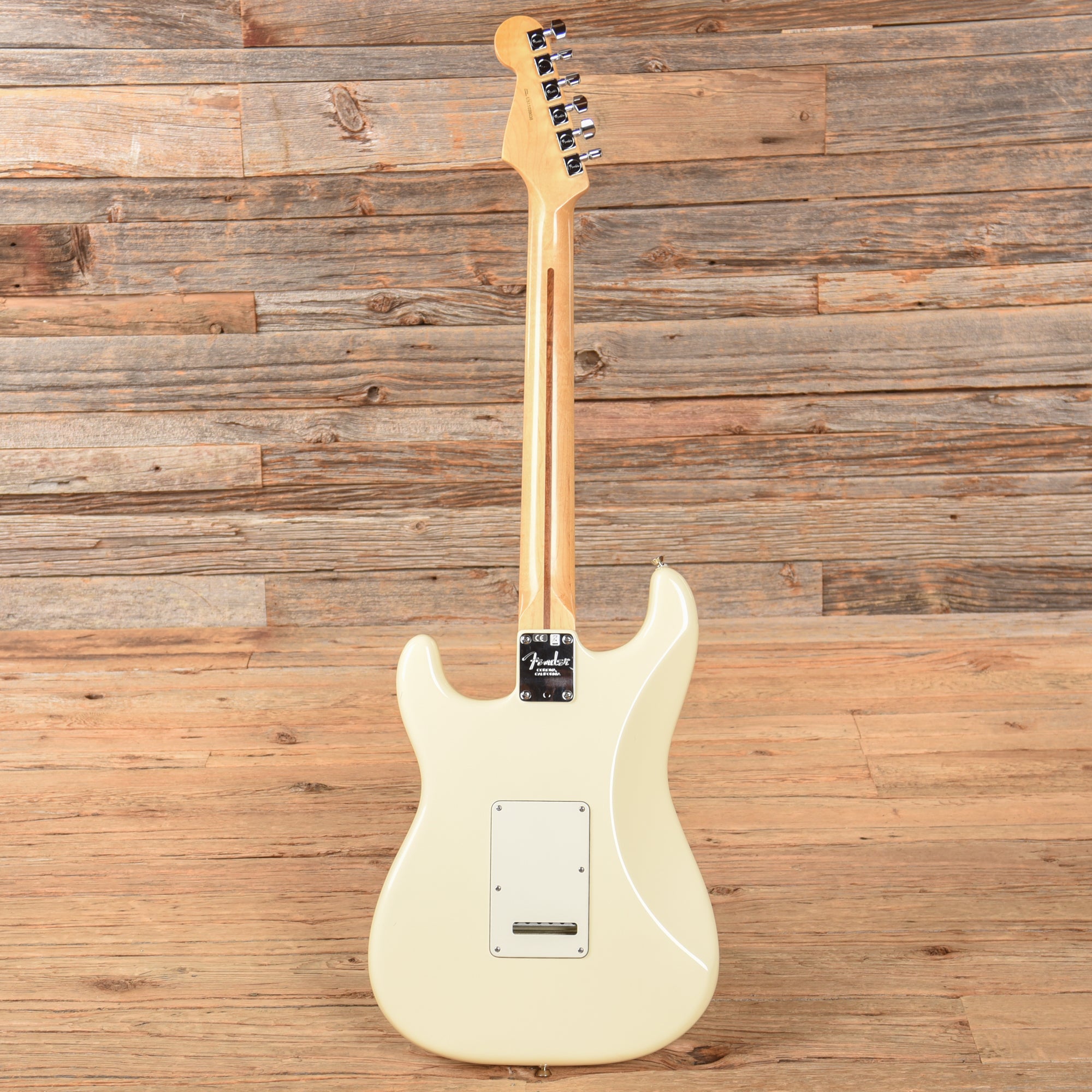 Fender American Standard Stratocaster White 2015 Electric Guitars / Solid Body