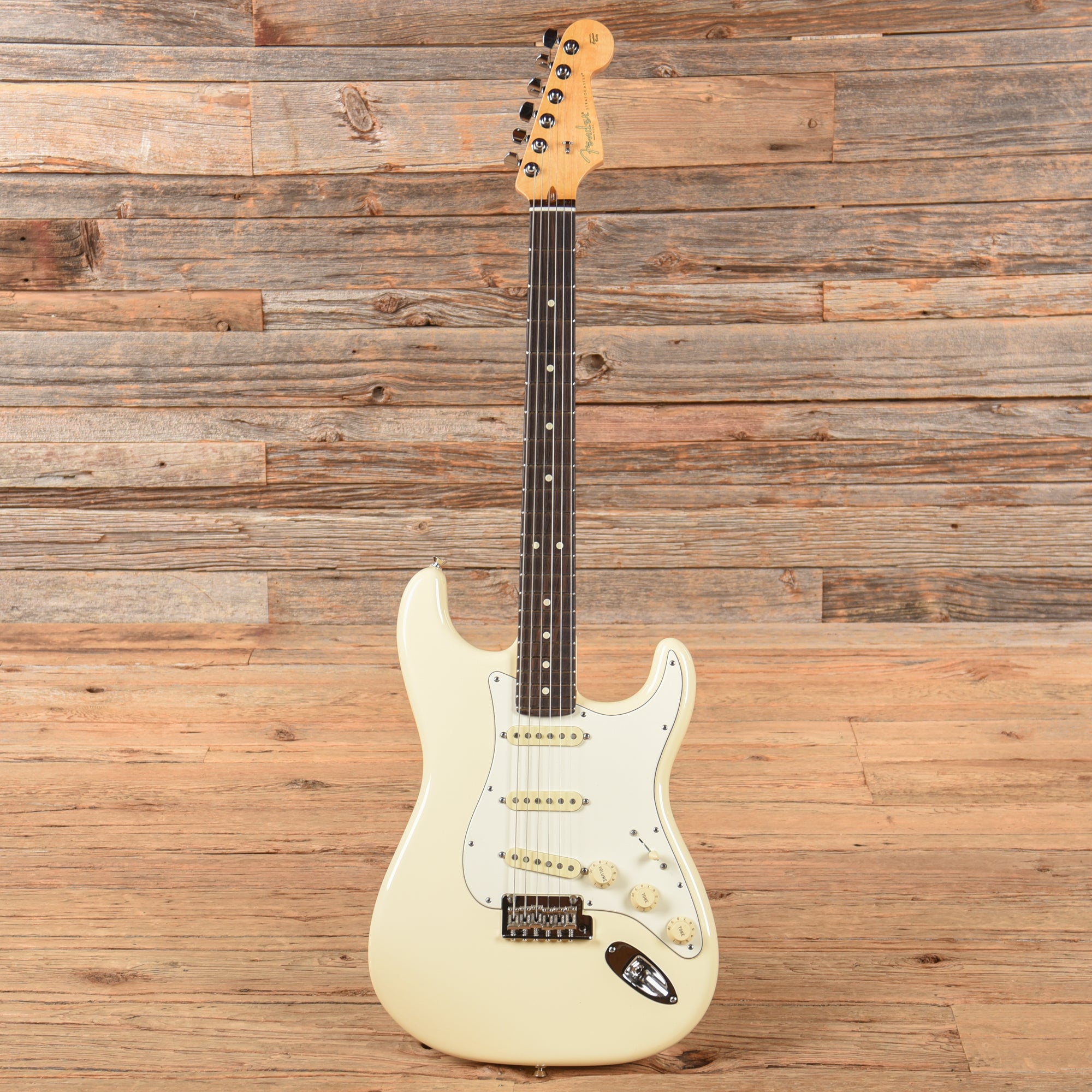 Fender American Standard Stratocaster White 2015 Electric Guitars / Solid Body