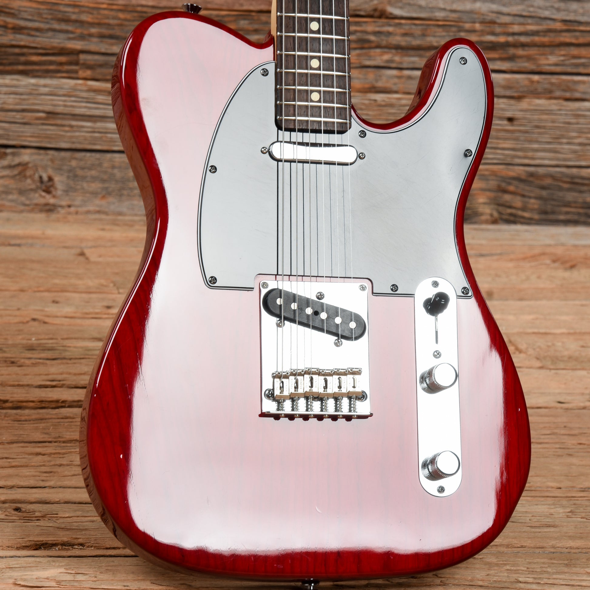 Fender American Standard Telecaster Crimson Red Transparent 2011 Electric Guitars / Solid Body