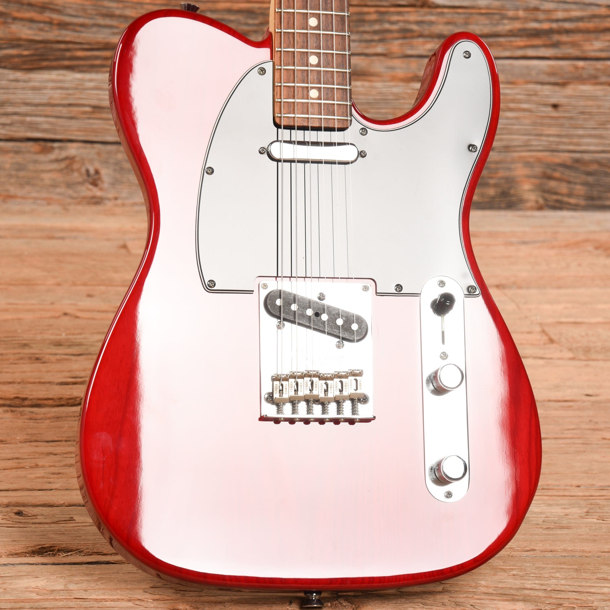 Fender American Standard Telecaster Crimson Red Transparent 2013 Electric Guitars / Solid Body