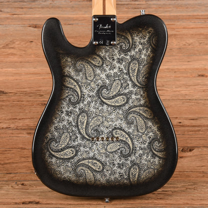 Fender American Standard Telecaster Neck with Allparts Body Black Paisley Electric Guitars / Solid Body