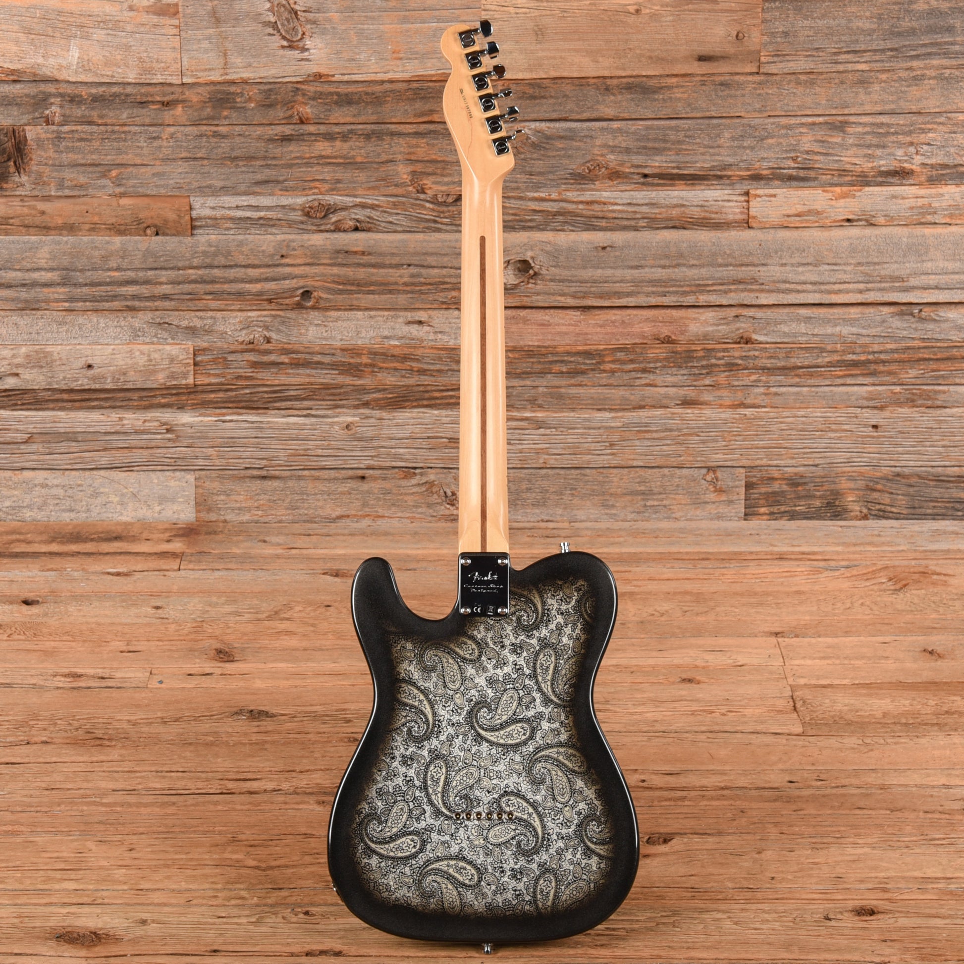 Fender American Standard Telecaster Neck with Allparts Body Black Paisley Electric Guitars / Solid Body