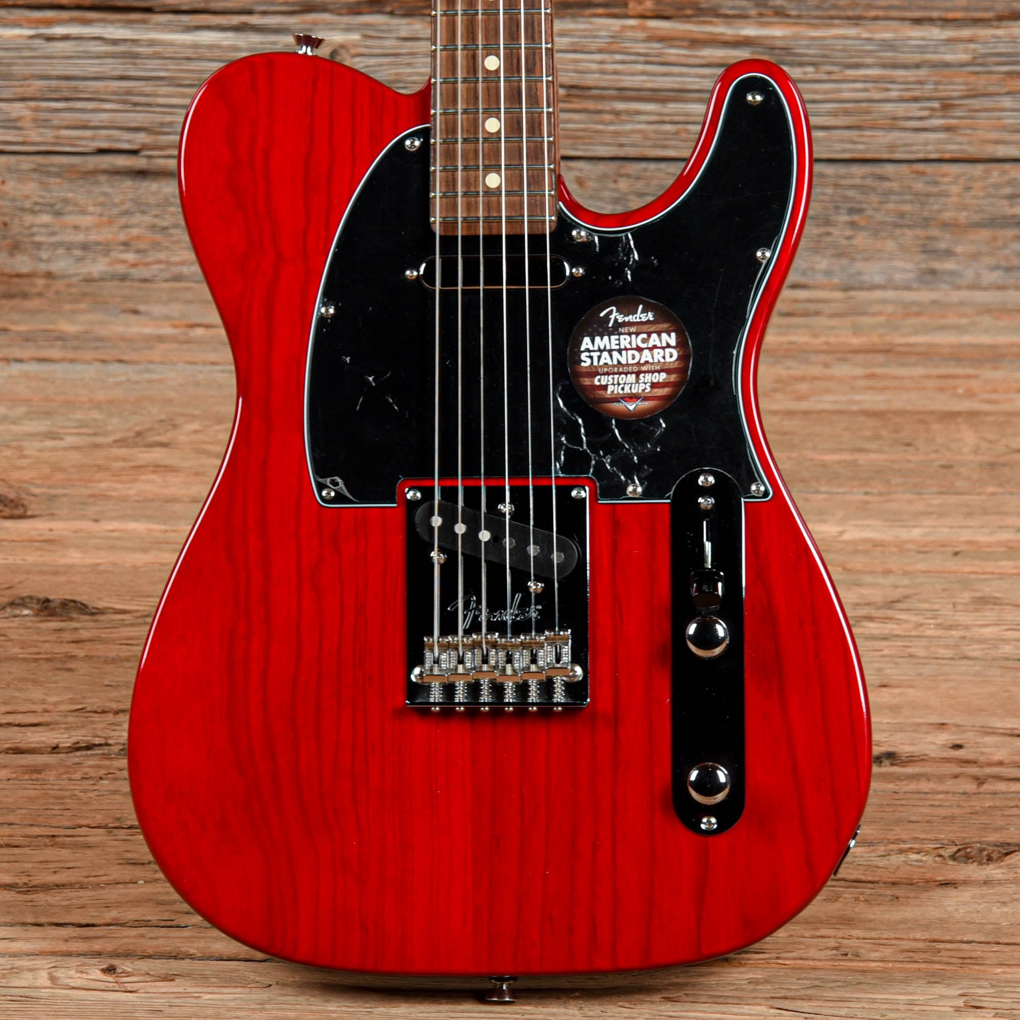 Fender American Standard Telecaster Transparent Red 2016 Electric Guitars / Solid Body