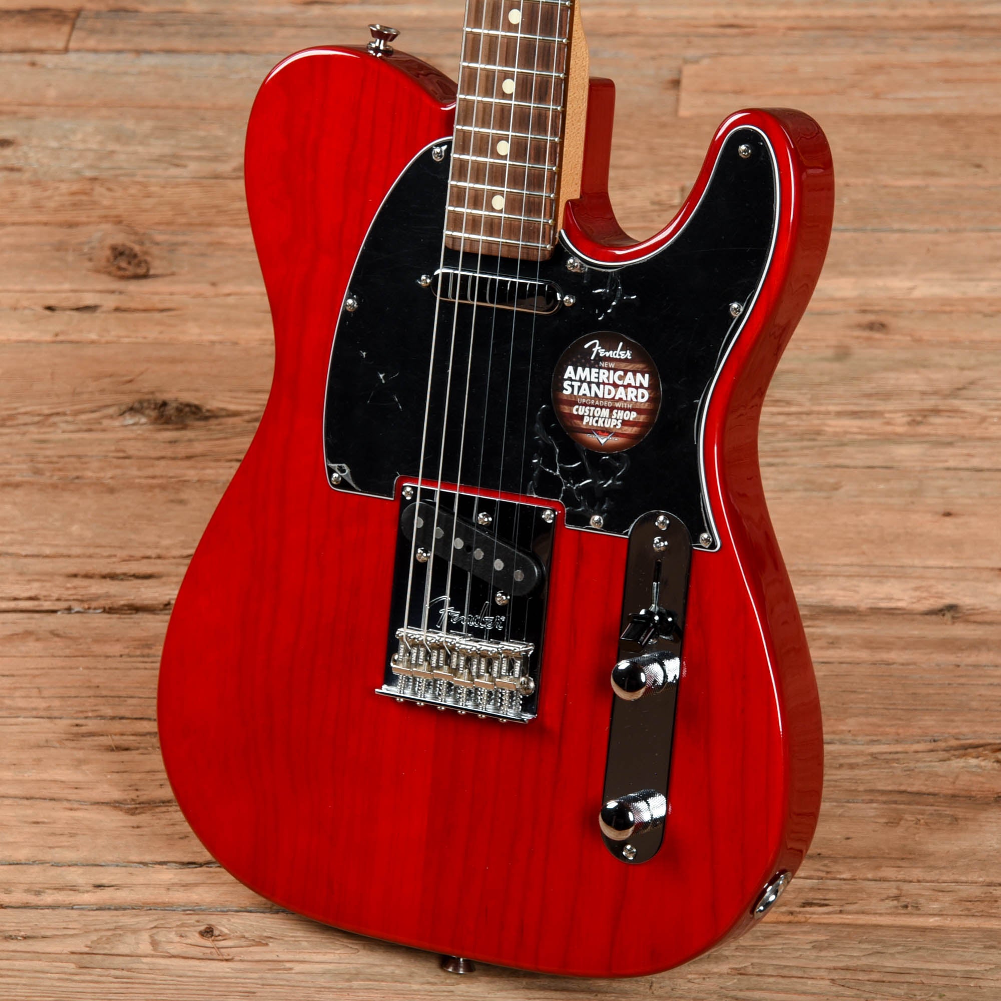 Fender American Standard Telecaster Transparent Red 2016 Electric Guitars / Solid Body