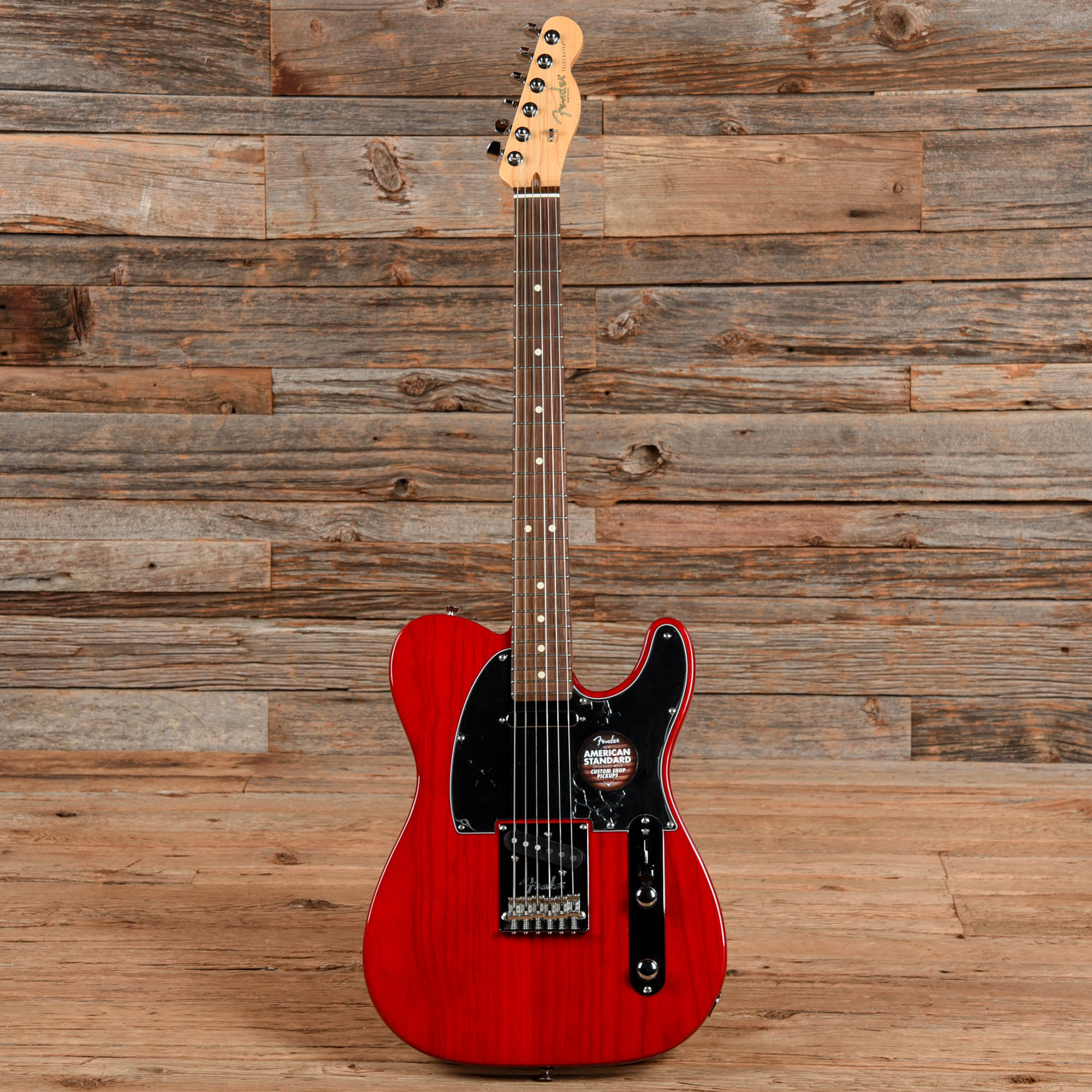 Fender American Standard Telecaster Transparent Red 2016 Electric Guitars / Solid Body