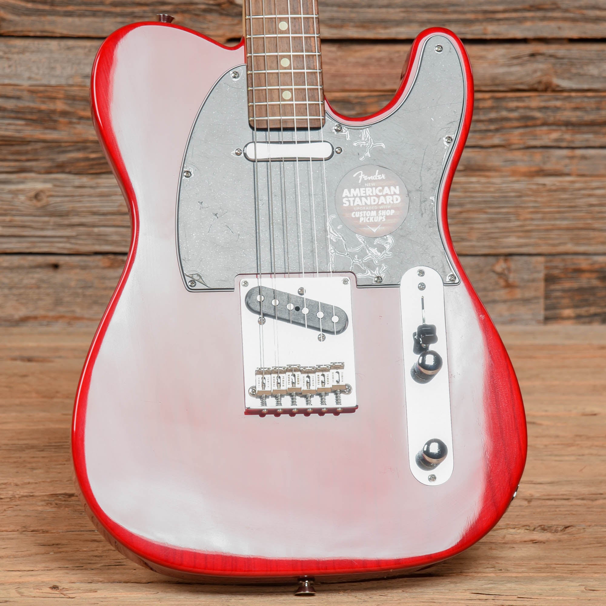 Fender American Standard Telecaster Transparent Red 2016 Electric Guitars / Solid Body