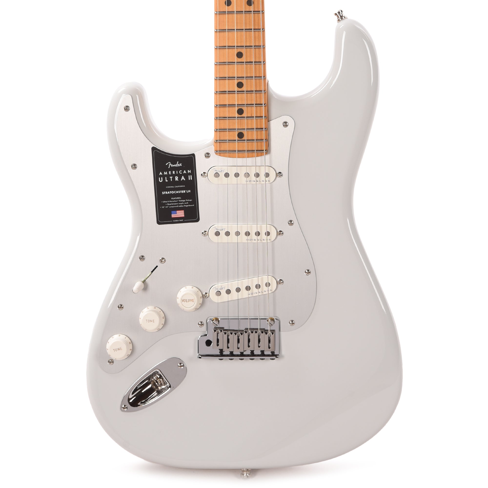 Fender American Ultra II Stratocaster Avalanche LEFTY Electric Guitars / Solid Body