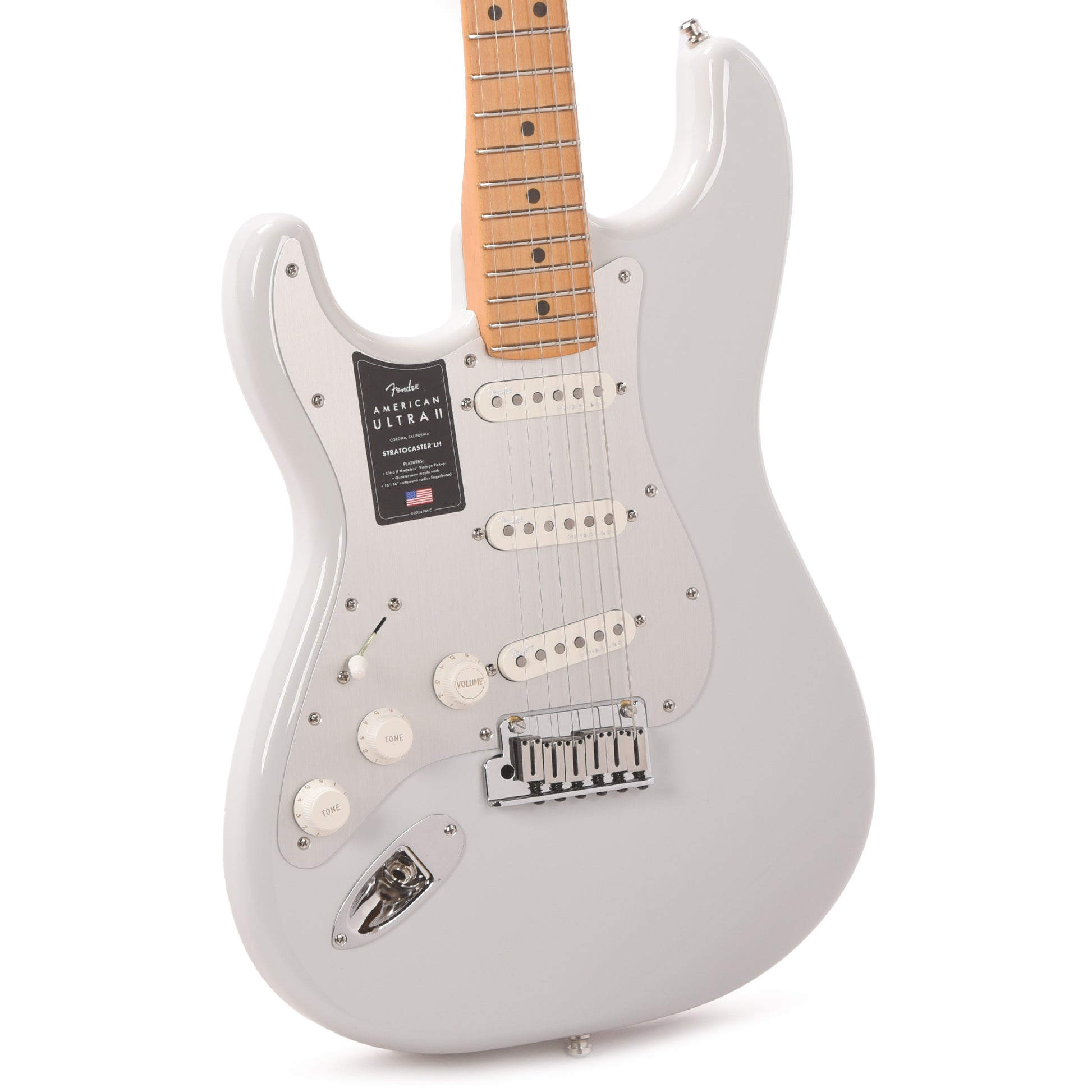 Fender American Ultra II Stratocaster Avalanche LEFTY Electric Guitars / Solid Body