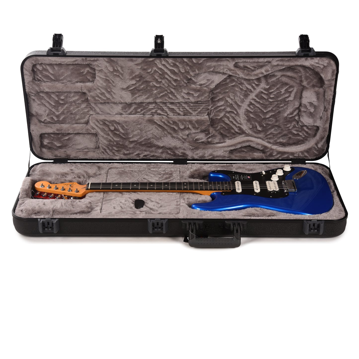 Fender American Ultra II Stratocaster HSS Noble Blue Electric Guitars / Solid Body