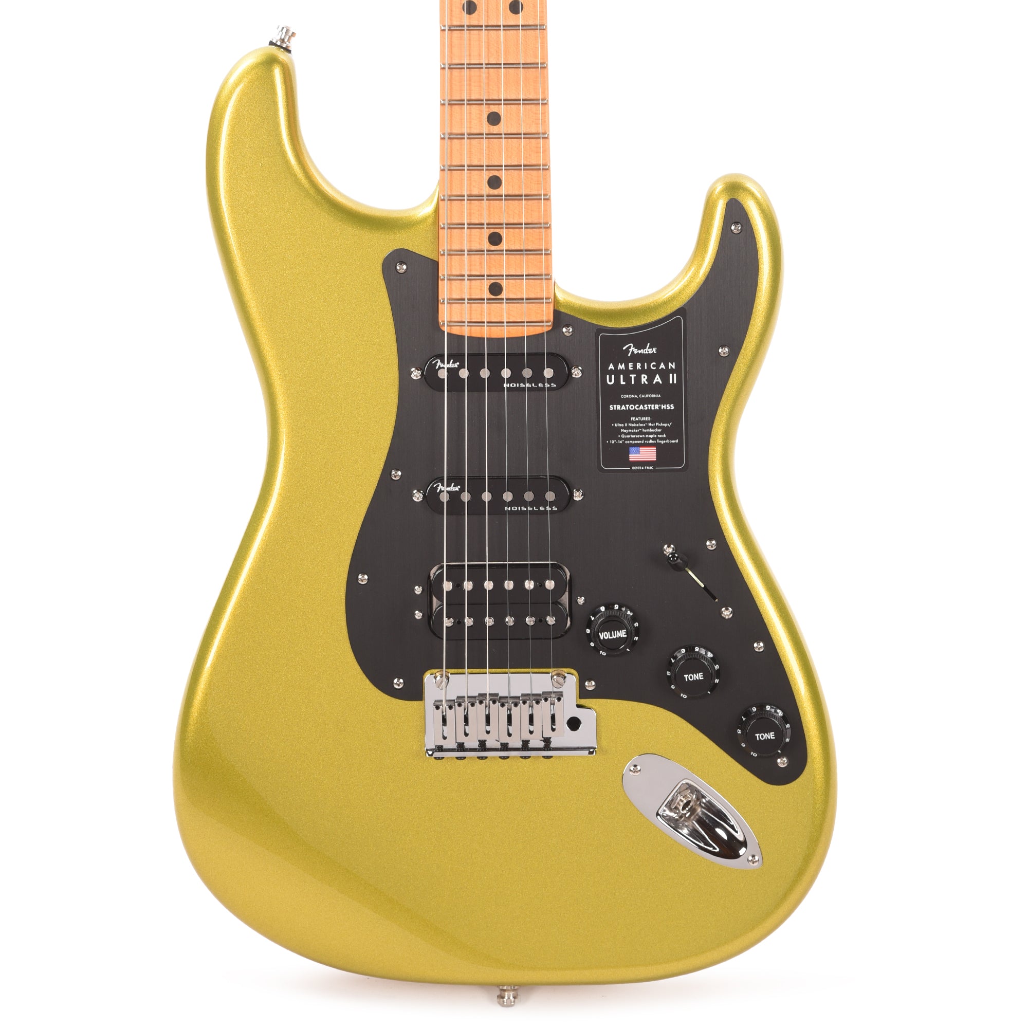 Fender American Ultra II Stratocaster HSS Solar Flare Electric Guitars / Solid Body