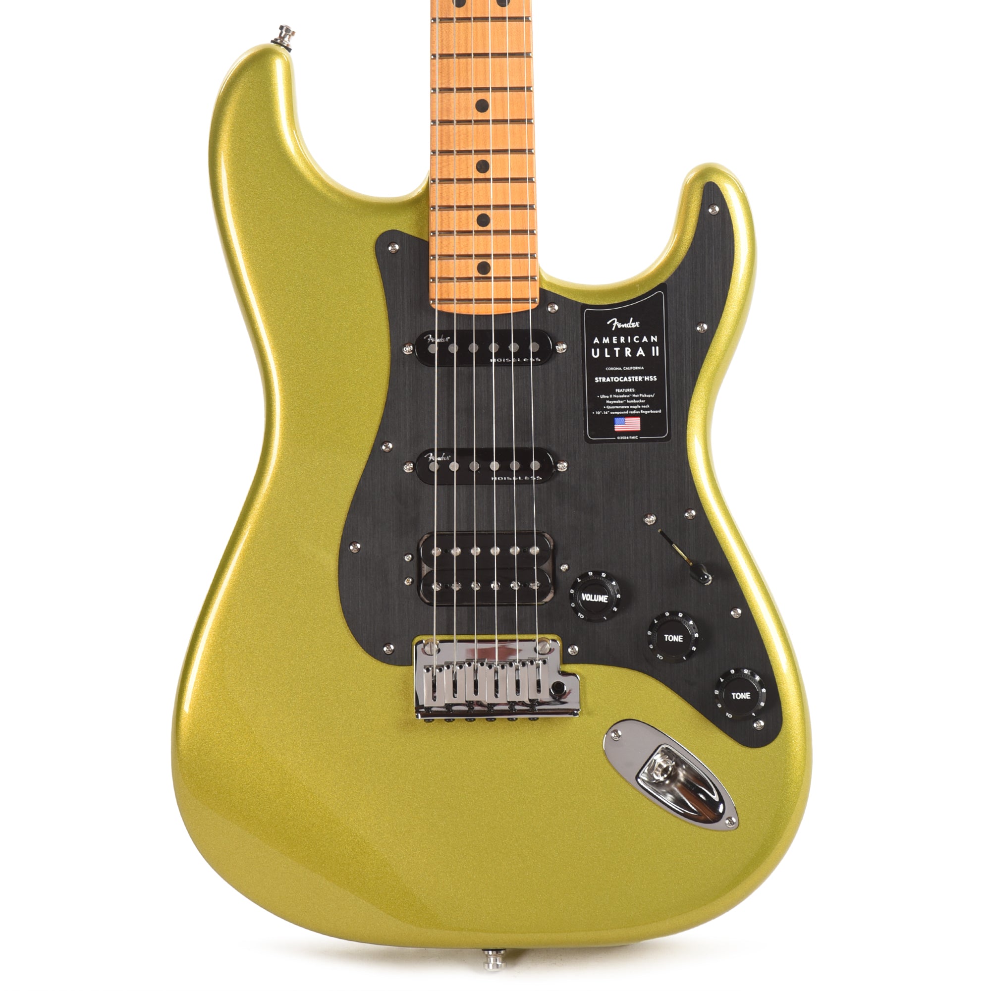 Fender American Ultra II Stratocaster HSS Solar Flare Electric Guitars / Solid Body