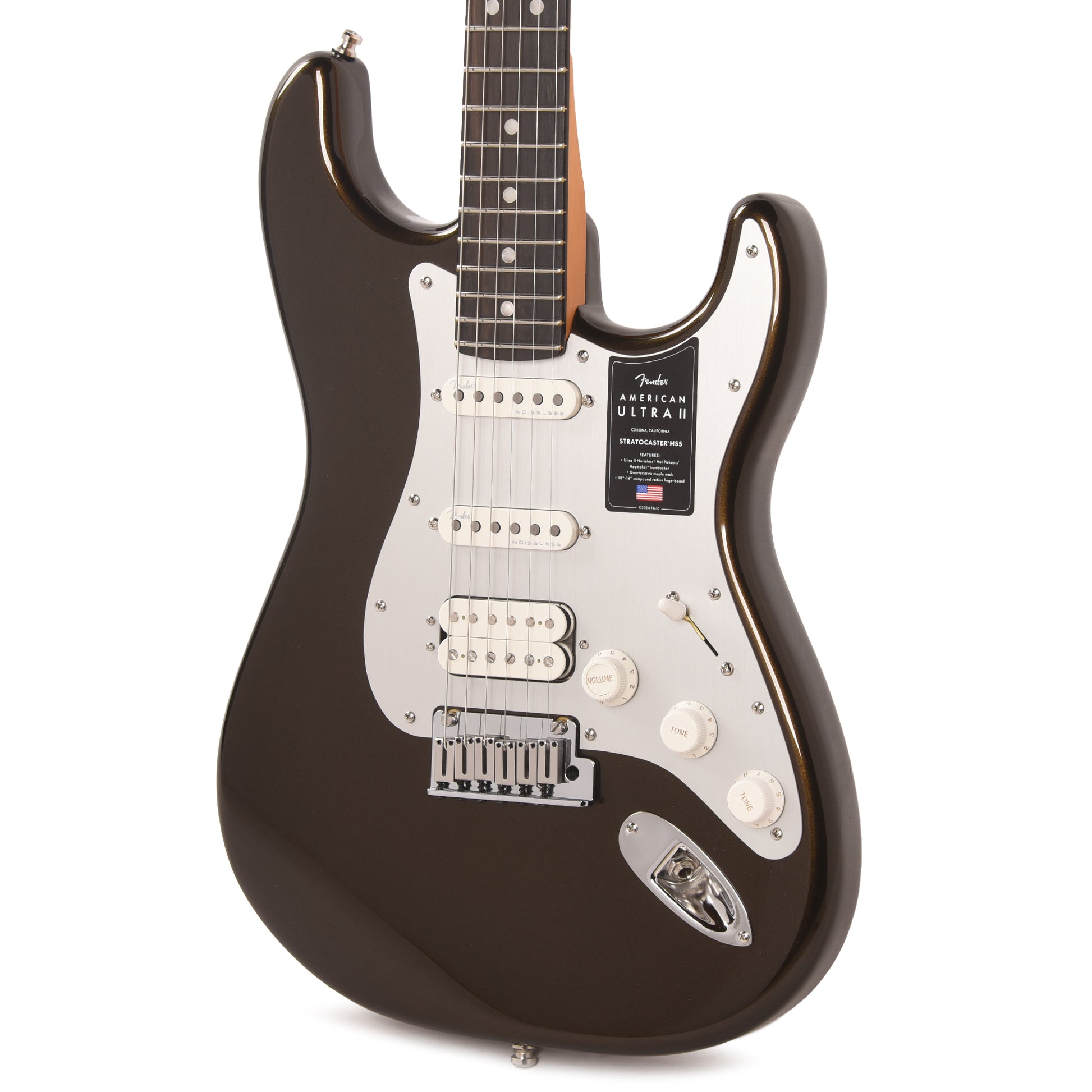 Fender American Ultra II Stratocaster HSS Texas Tea Electric Guitars / Solid Body