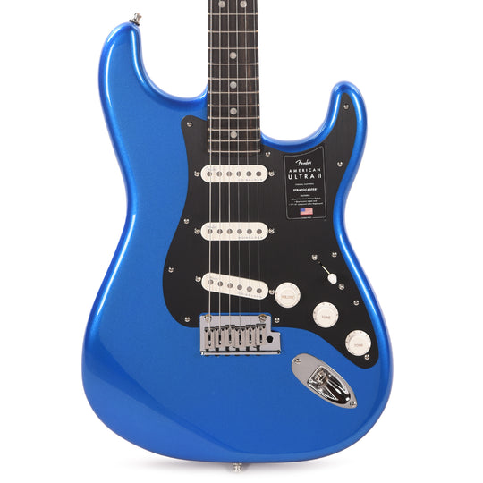 Fender American Ultra II Stratocaster Noble Blue Electric Guitars / Solid Body
