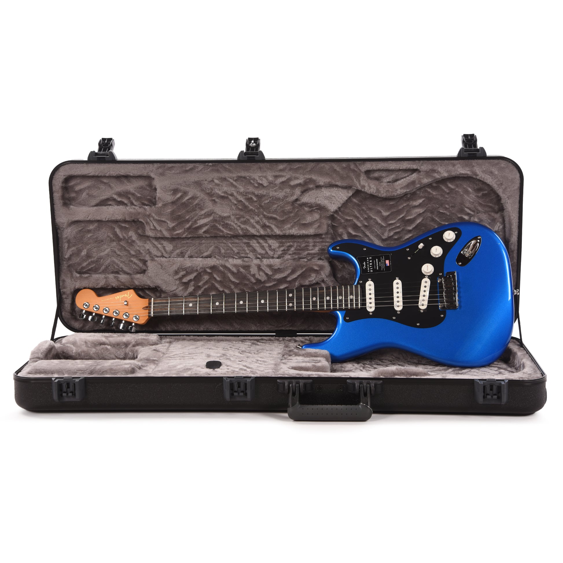 Fender American Ultra II Stratocaster Noble Blue Electric Guitars / Solid Body