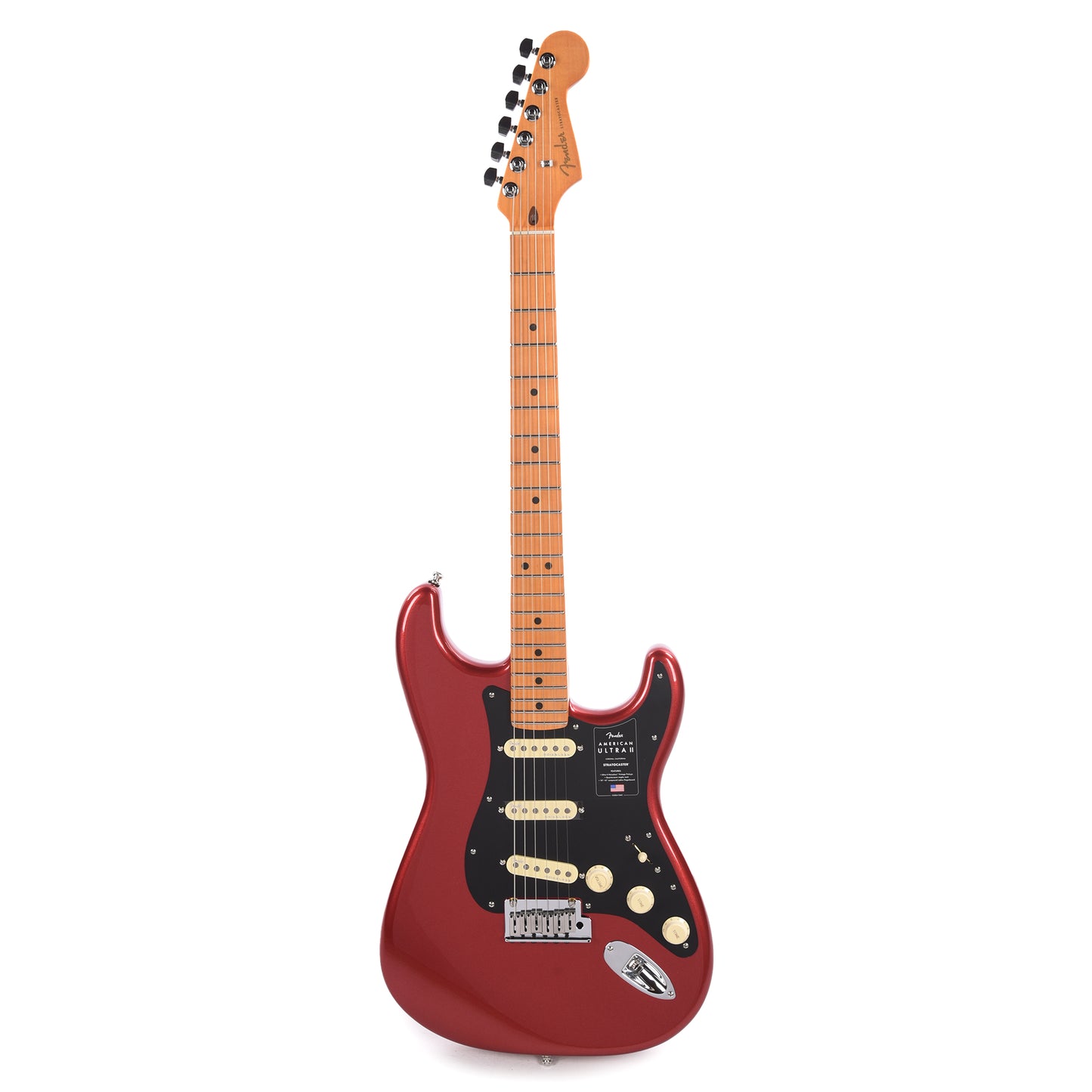 Fender American Ultra II Stratocaster Sinister Red Electric Guitars / Solid Body
