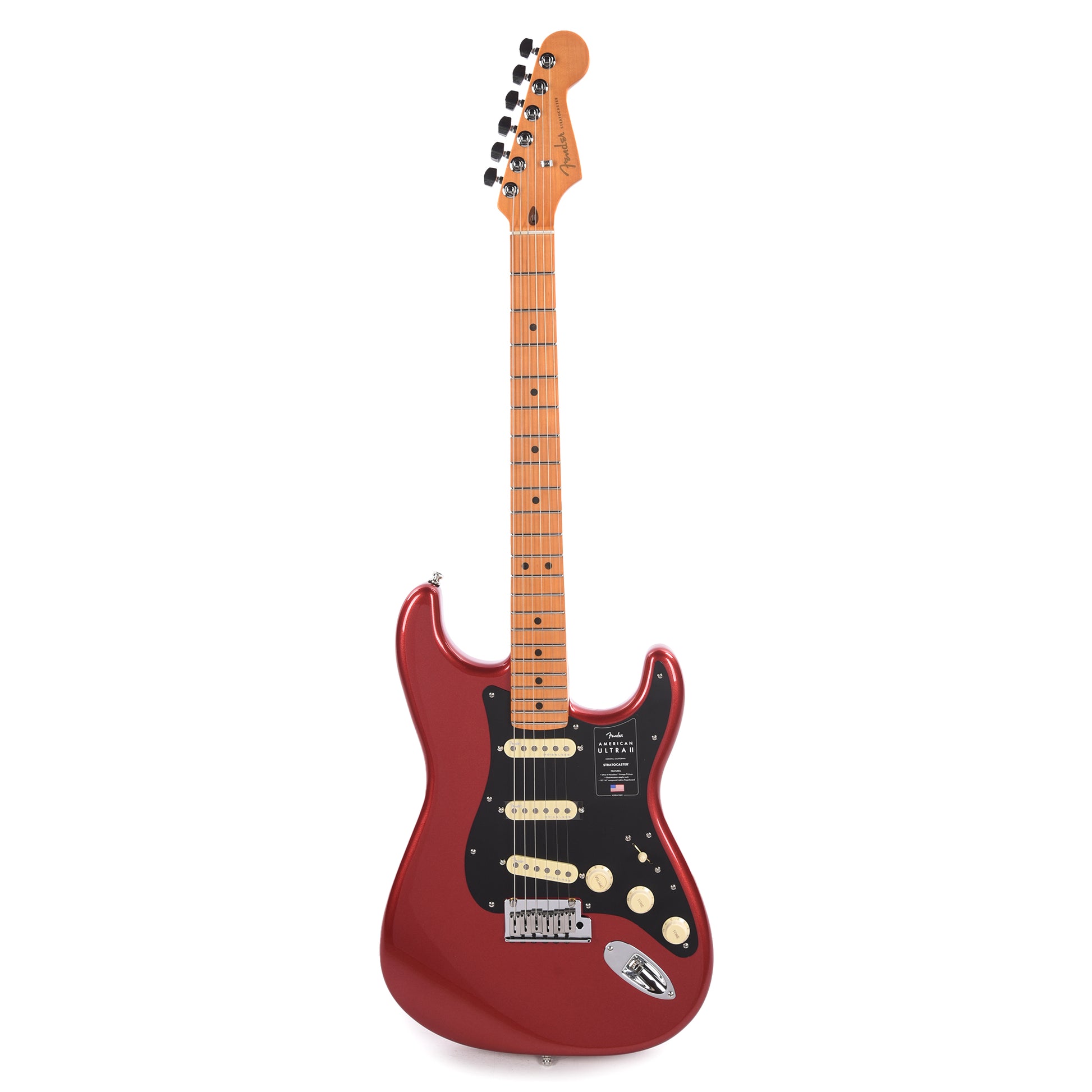 Fender American Ultra II Stratocaster Sinister Red Electric Guitars / Solid Body