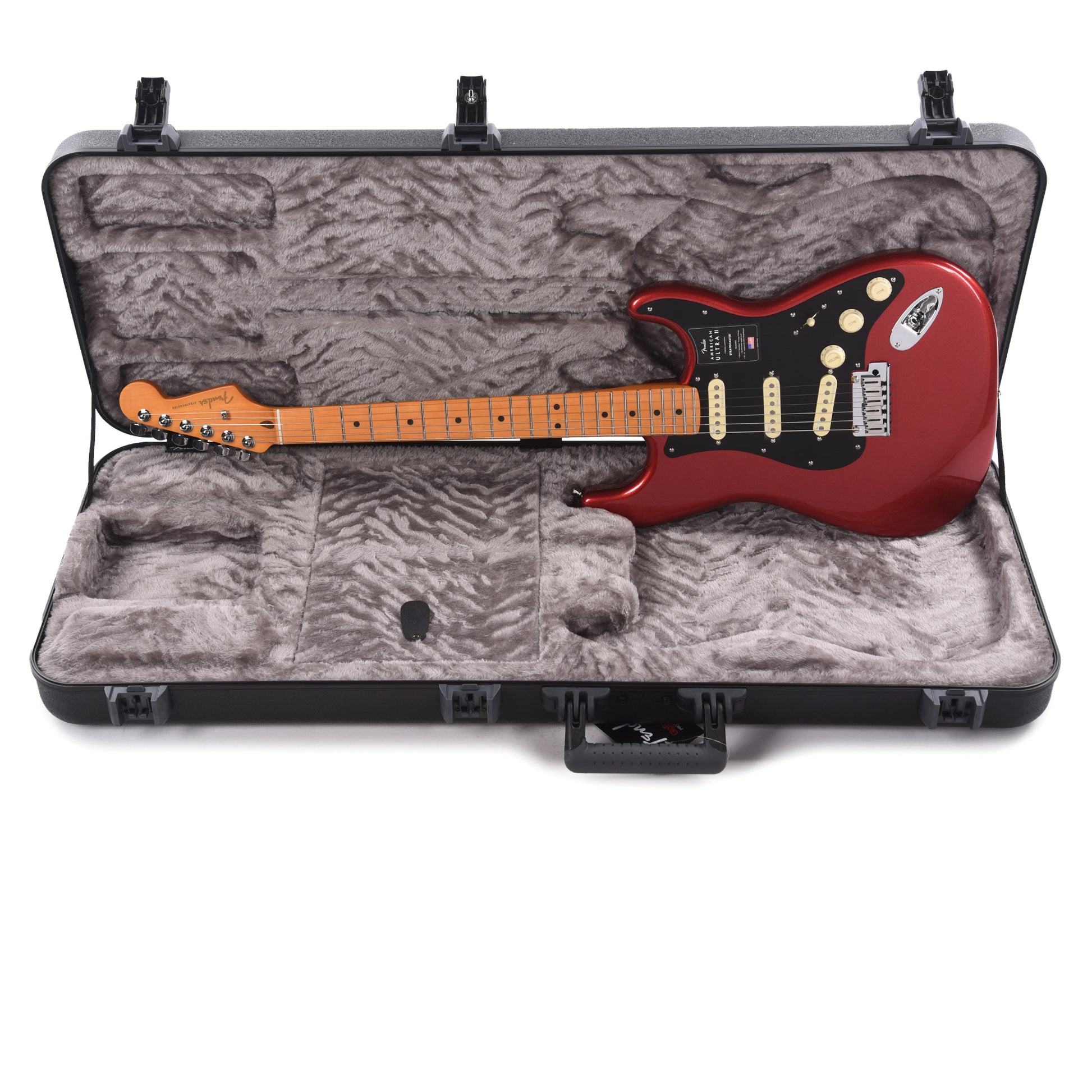 Fender American Ultra II Stratocaster Sinister Red Electric Guitars / Solid Body