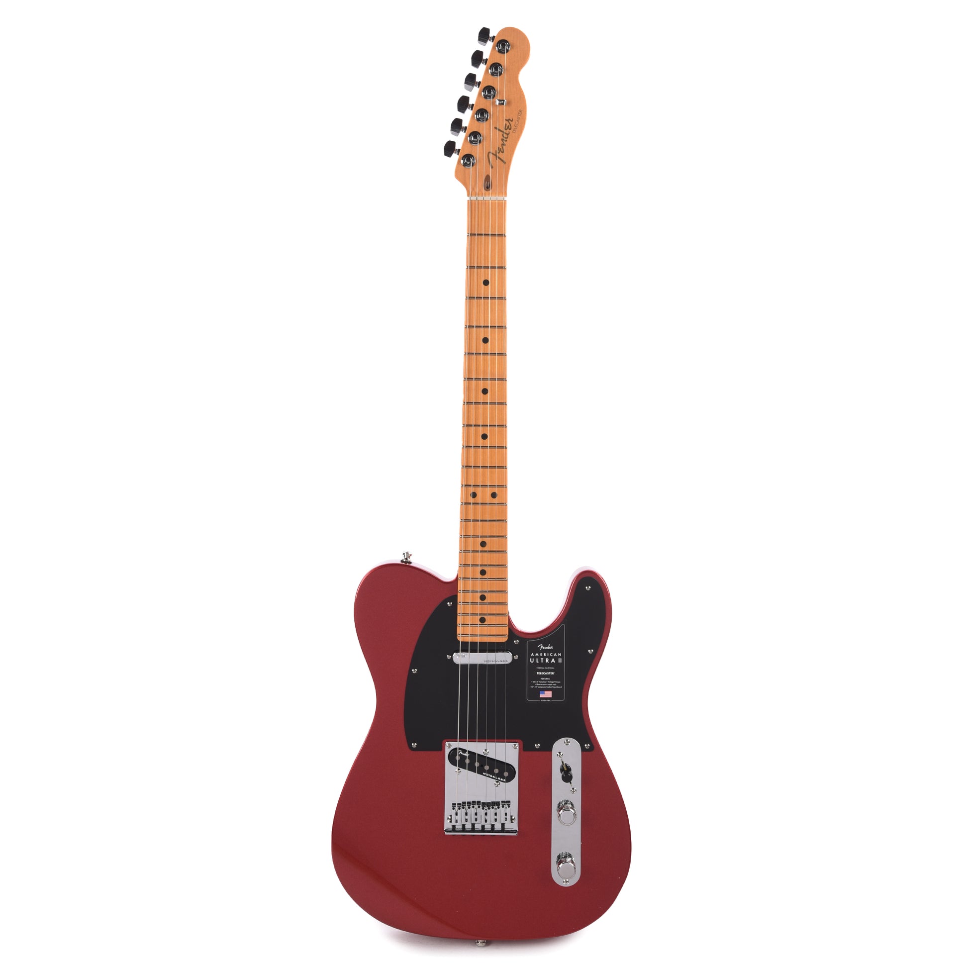 Fender American Ultra II Telecaster Sinister Red Electric Guitars / Solid Body