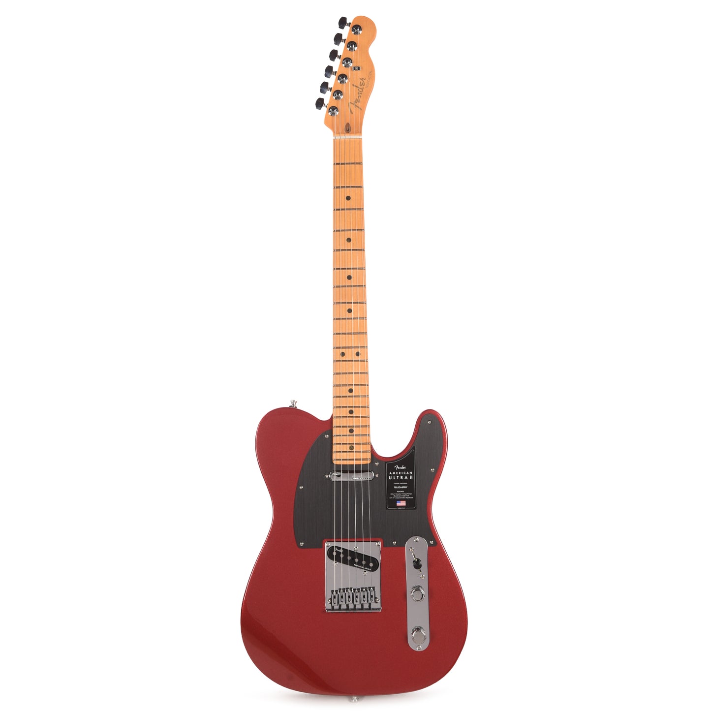 Fender American Ultra II Telecaster Sinister Red Electric Guitars / Solid Body