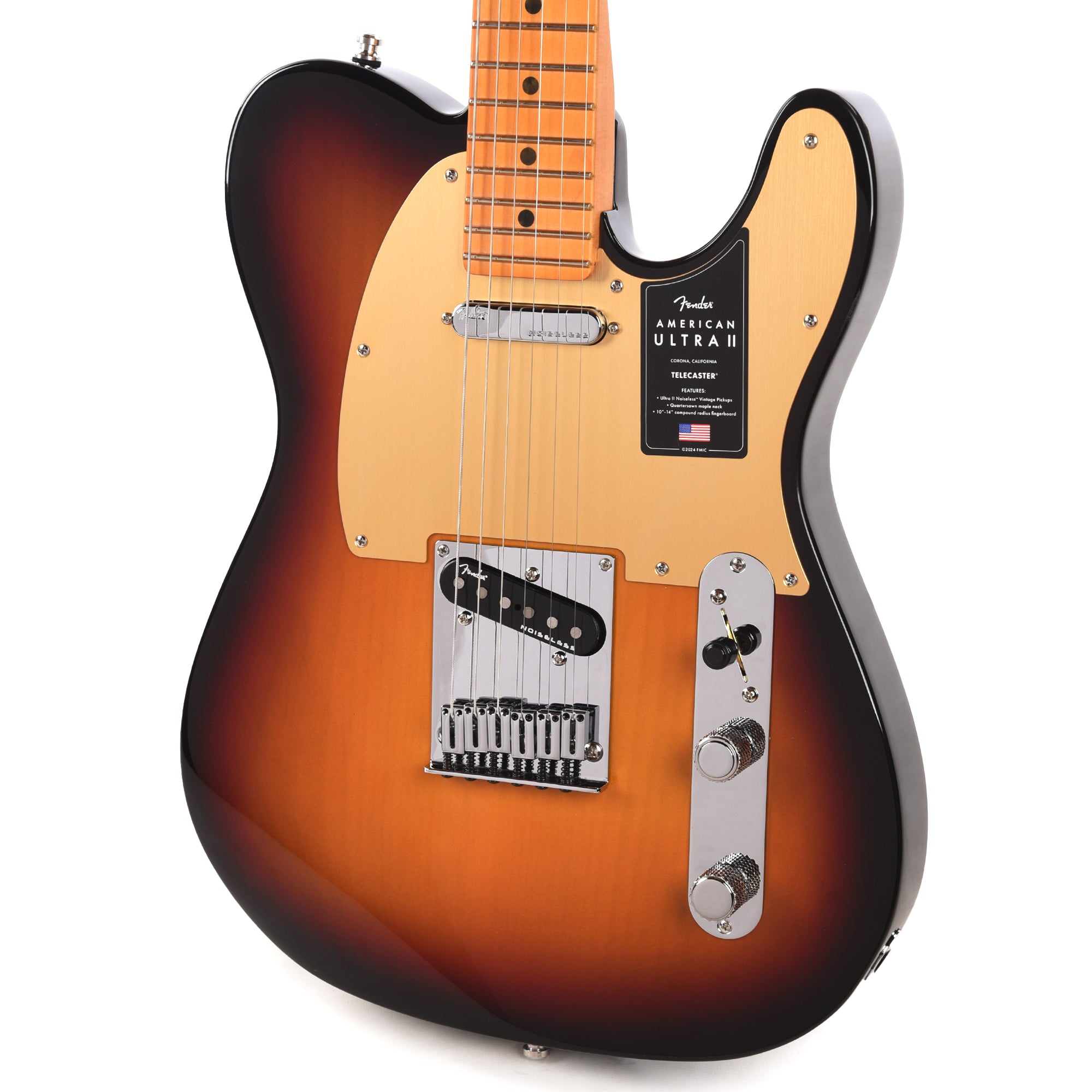 Fender American Ultra II Telecaster Ultraburst Electric Guitars / Solid Body