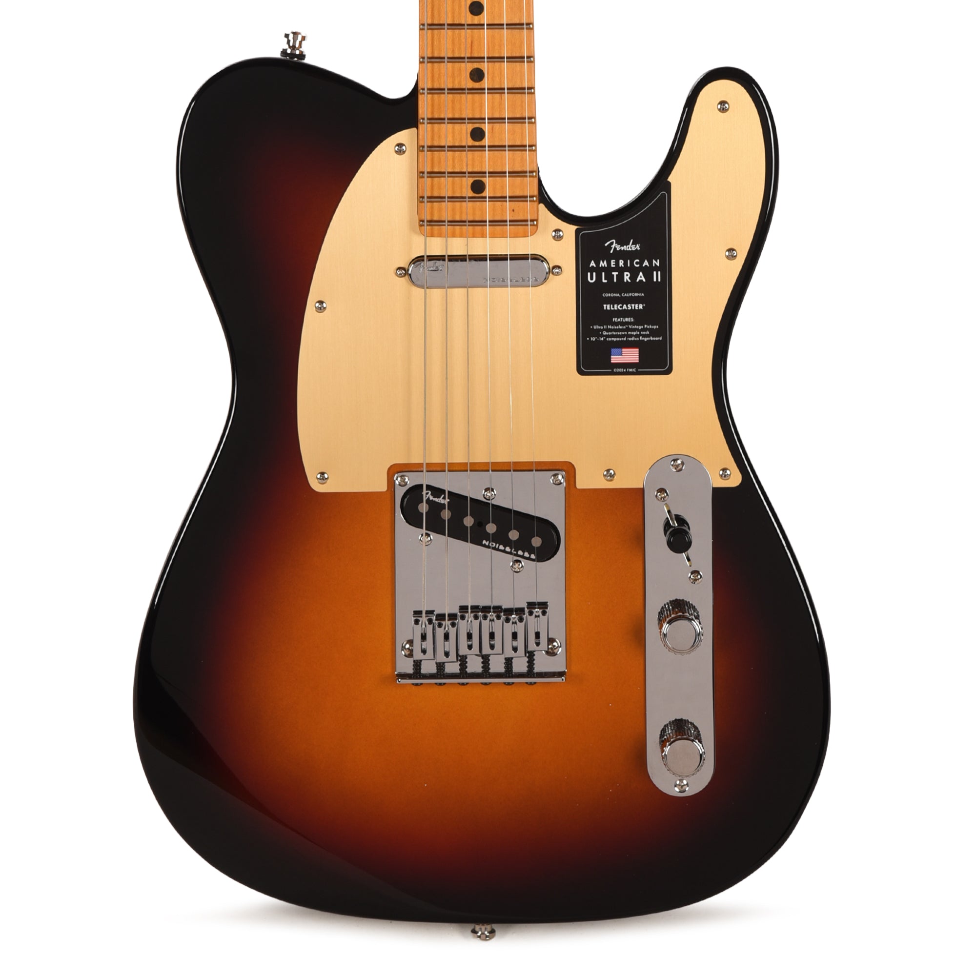 Fender American Ultra II Telecaster Ultraburst Electric Guitars / Solid Body