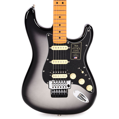 Fender American Ultra Luxe Stratocaster Floyd Rose HSS Silverburst Electric Guitars / Solid Body
