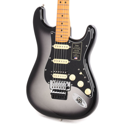 Fender American Ultra Luxe Stratocaster Floyd Rose HSS Silverburst Electric Guitars / Solid Body