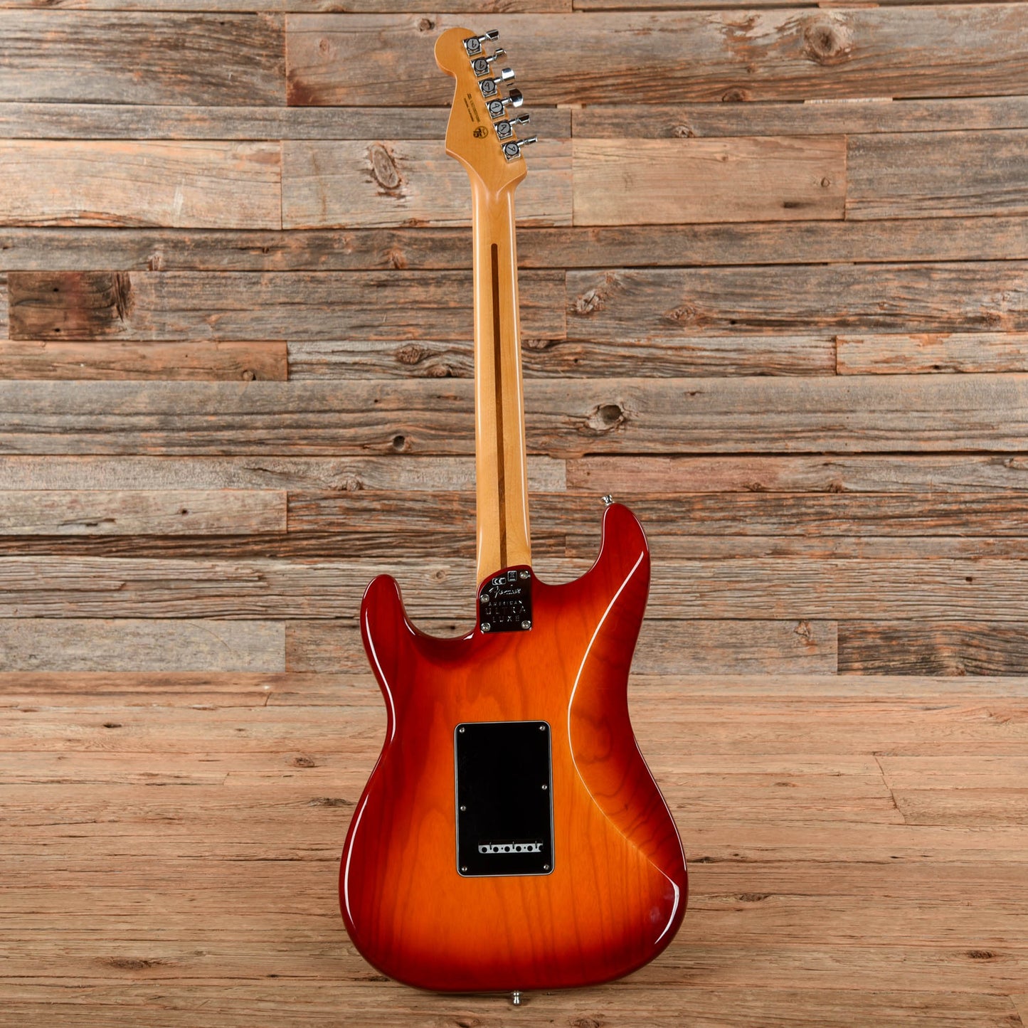 Fender American Ultra Luxe Stratocaster Plasma Red Burst 2021 Electric Guitars / Solid Body