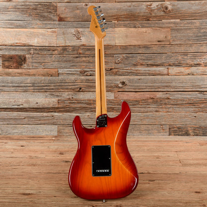 Fender American Ultra Luxe Stratocaster Plasma Red Burst 2021 Electric Guitars / Solid Body