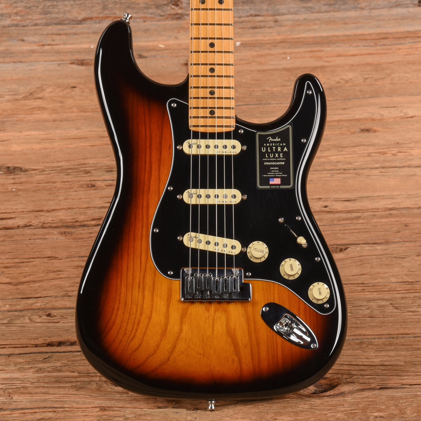 Fender American Ultra Luxe Stratocaster Sunburst 2021 Electric Guitars / Solid Body