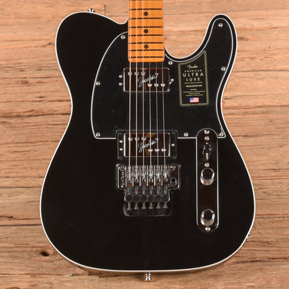 Fender American Ultra Luxe Telecaster Floyd Mystic Black 2024 Electric Guitars / Solid Body