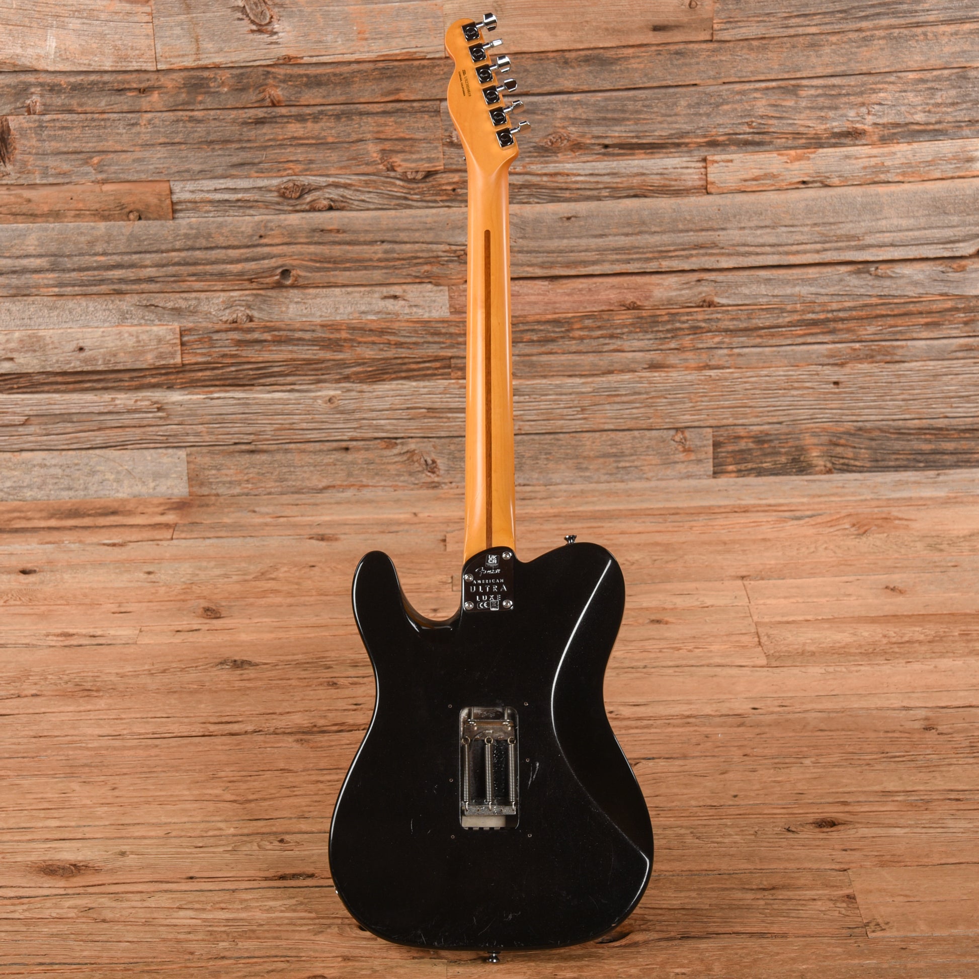 Fender American Ultra Luxe Telecaster Floyd Rose HH Mystic Black 2023 Electric Guitars / Solid Body