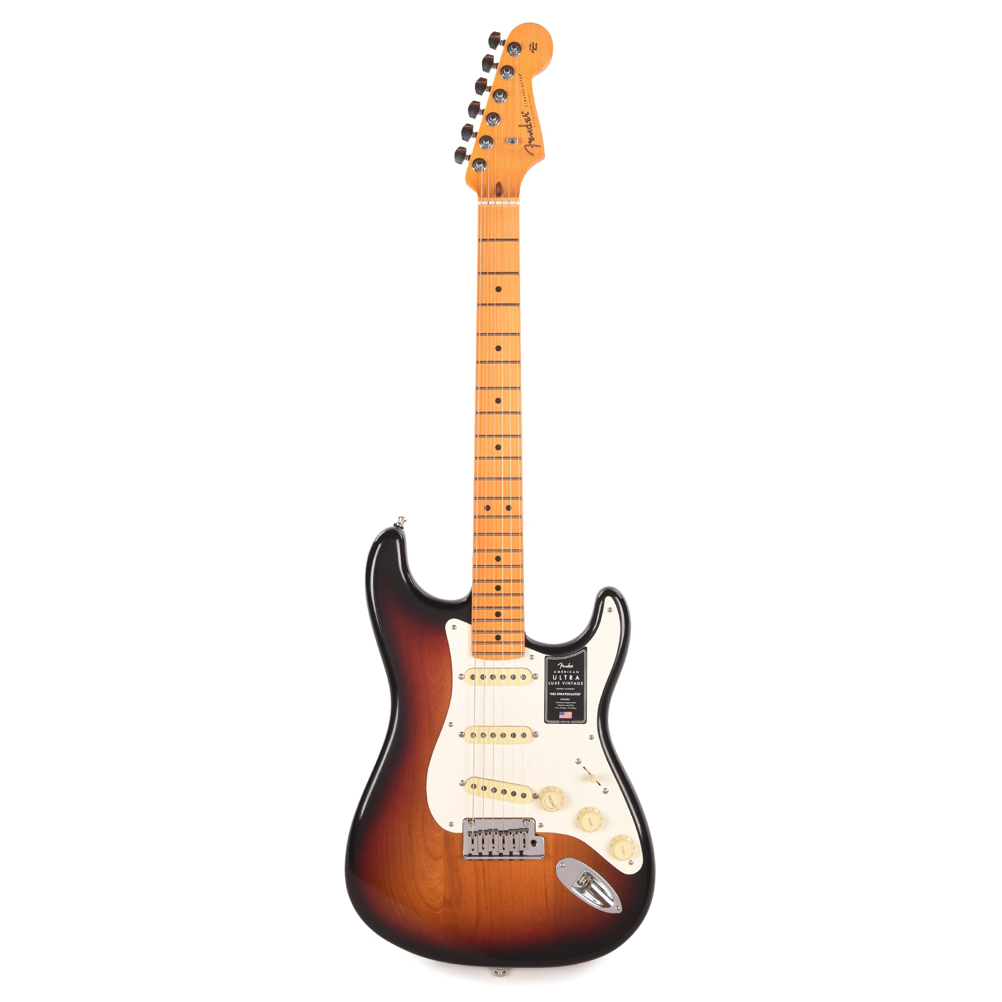 Fender American Ultra Luxe Vintage '50s Stratocaster 3-Color Sunburst Electric Guitars / Solid Body