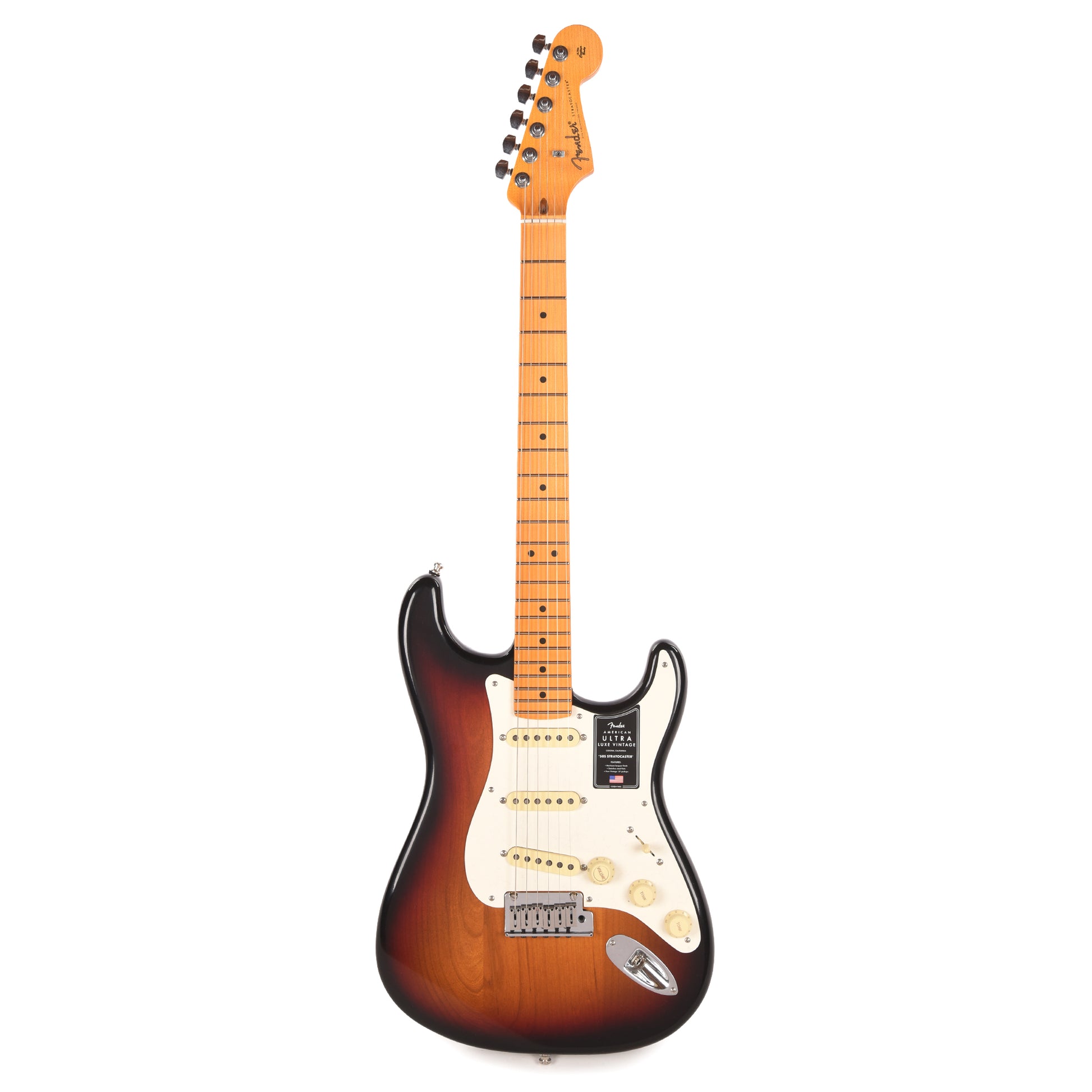 Fender American Ultra Luxe Vintage '50s Stratocaster 3-Color Sunburst Electric Guitars / Solid Body