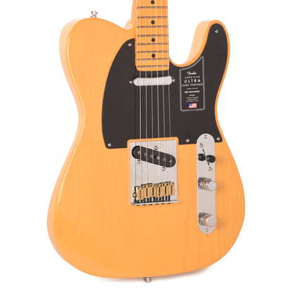 Fender American Ultra Luxe Vintage '50s Telecaster Butterscotch Blonde Electric Guitars / Solid Body