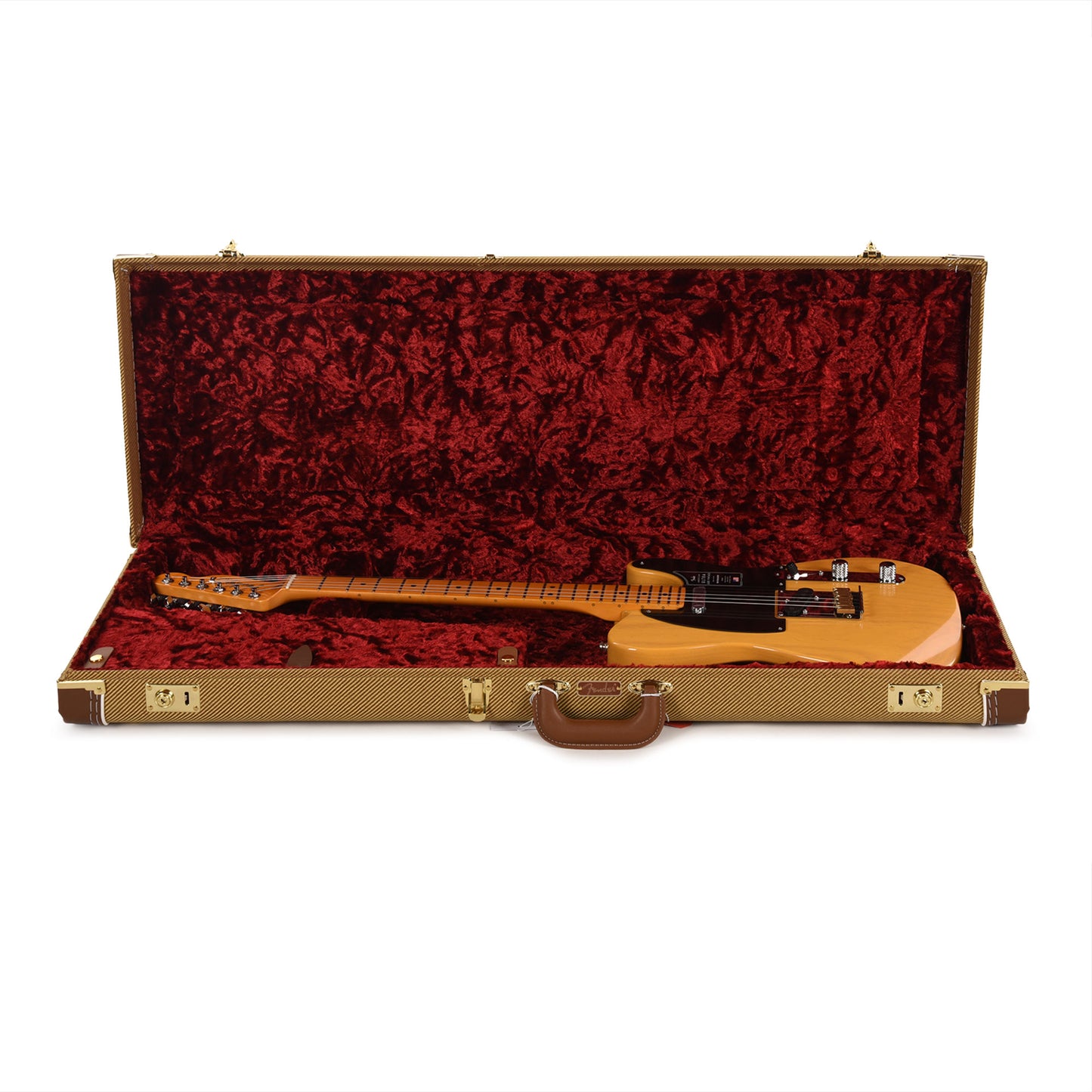 Fender American Ultra Luxe Vintage '50s Telecaster Butterscotch Blonde Electric Guitars / Solid Body