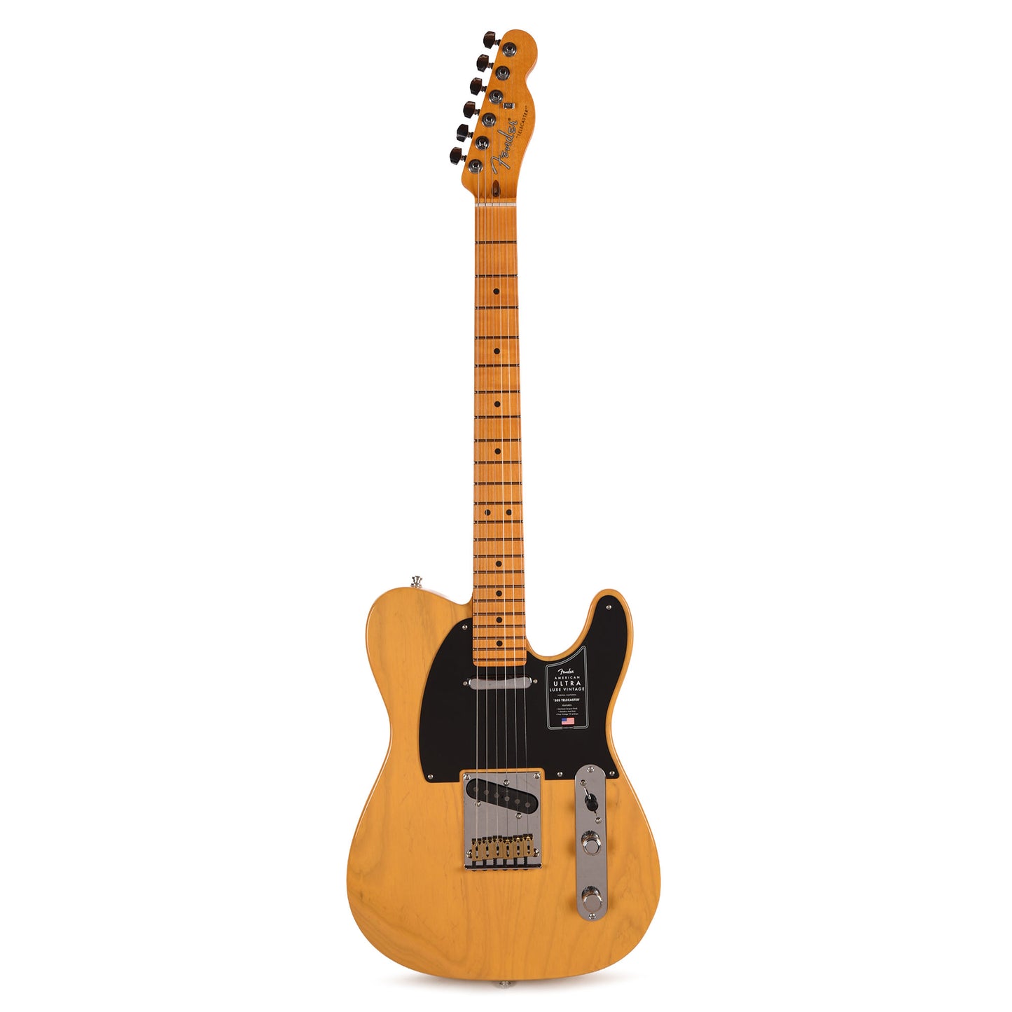 Fender American Ultra Luxe Vintage '50s Telecaster Butterscotch Blonde Electric Guitars / Solid Body