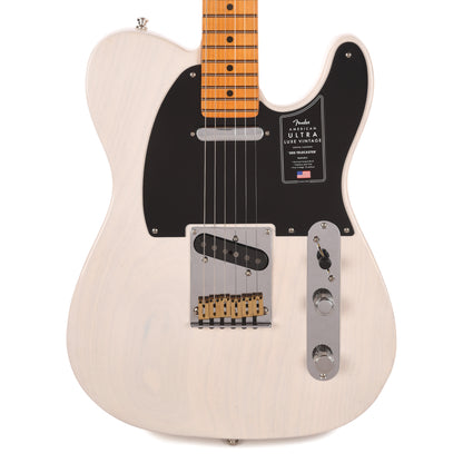 Fender American Ultra Luxe Vintage '50s Telecaster White Blonde Electric Guitars / Solid Body