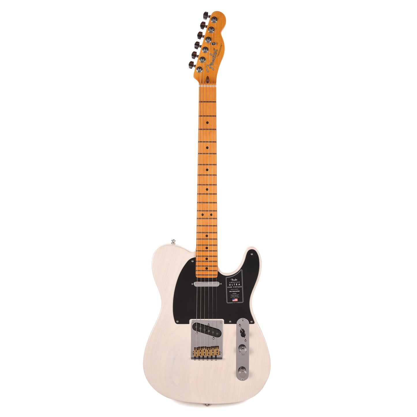 Fender American Ultra Luxe Vintage '50s Telecaster White Blonde Electric Guitars / Solid Body