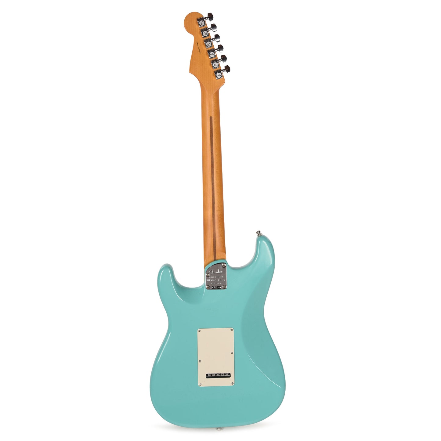 Fender American Ultra Luxe Vintage '60s Stratocaster HSS Surf Green Metallic Electric Guitars / Solid Body