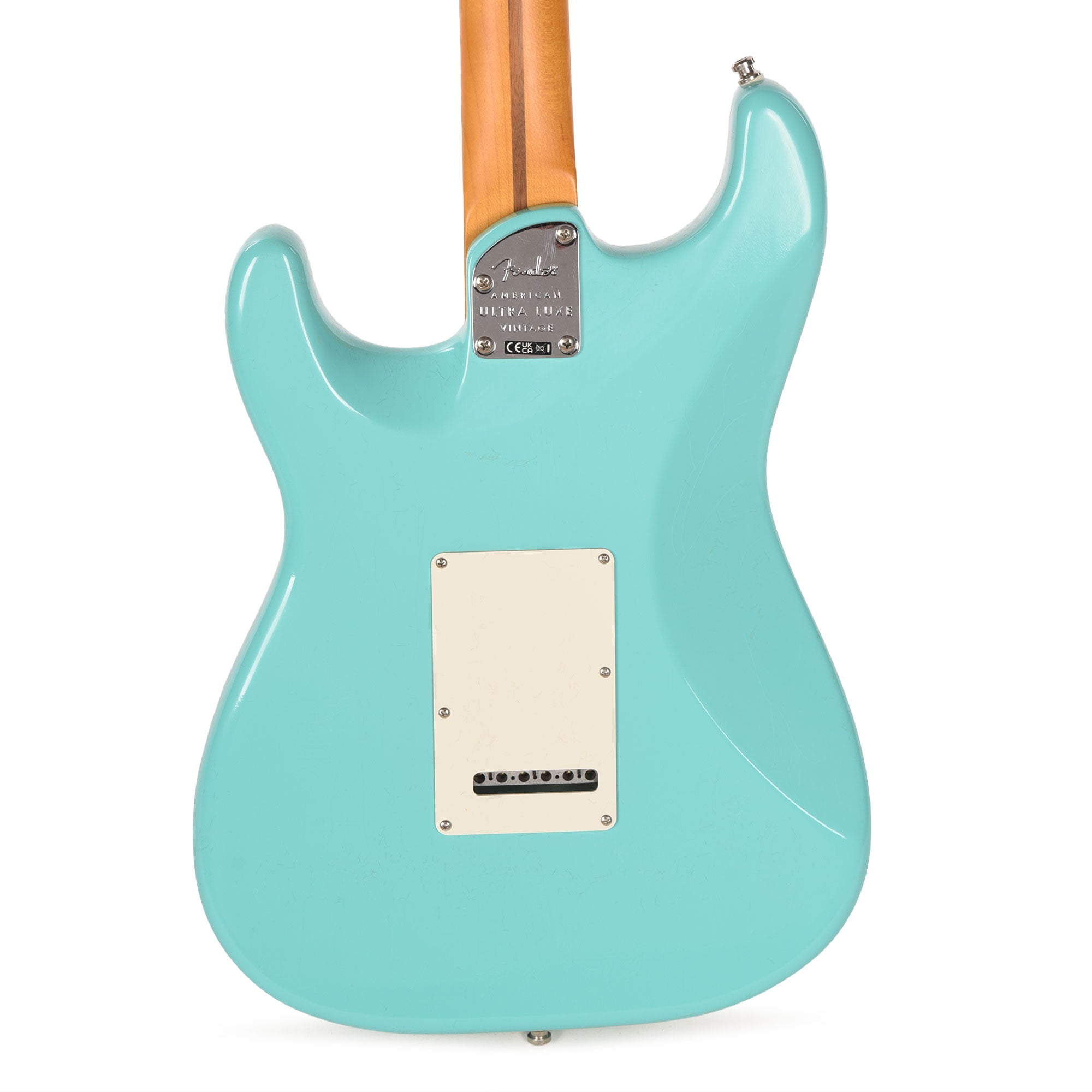 Fender American Ultra Luxe Vintage '60s Stratocaster HSS Surf Green Metallic Electric Guitars / Solid Body