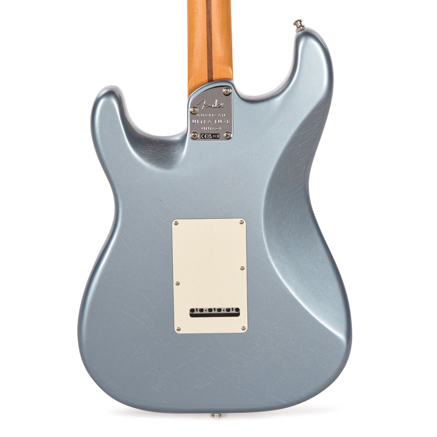 Fender American Ultra Luxe Vintage '60s Stratocaster Ice Blue Metallic Electric Guitars / Solid Body