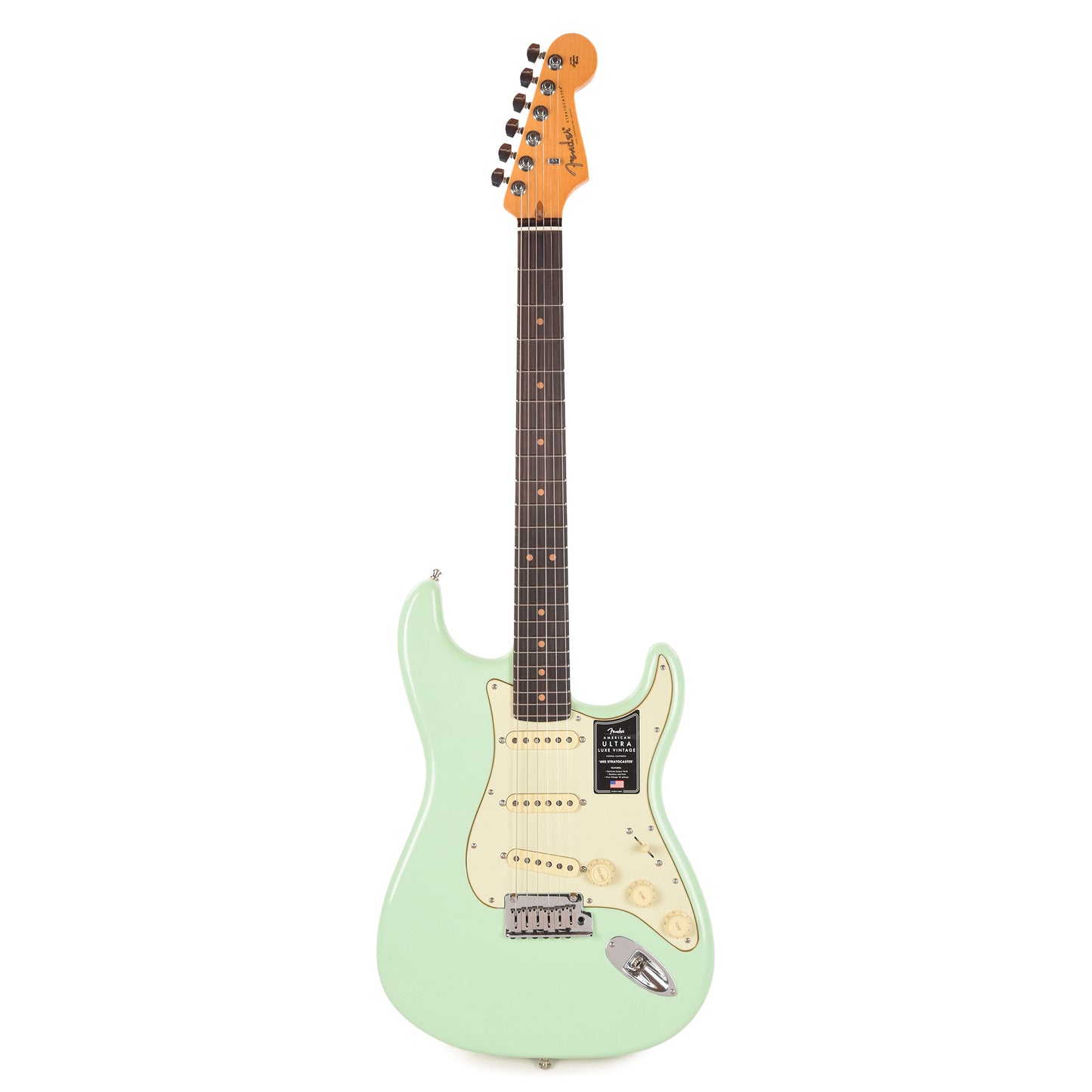 Fender American Ultra Luxe Vintage '60s Stratocaster Surf Green Electric Guitars / Solid Body