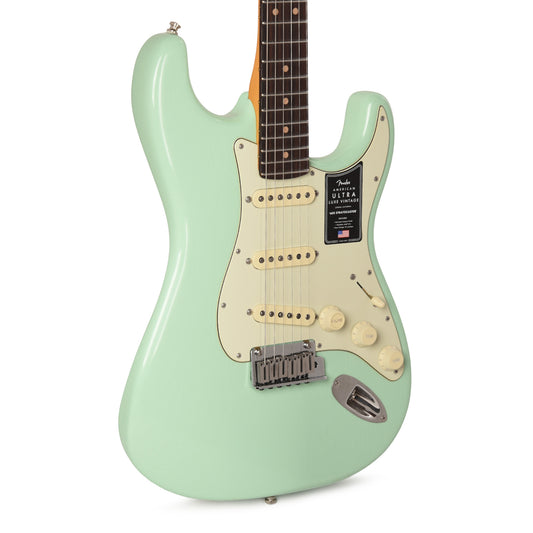 Fender American Ultra Luxe Vintage '60s Stratocaster Surf Green Electric Guitars / Solid Body