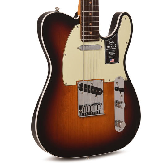 Fender American Ultra Luxe Vintage '60s Telecaster Custom 3-Color Sunburst Electric Guitars / Solid Body